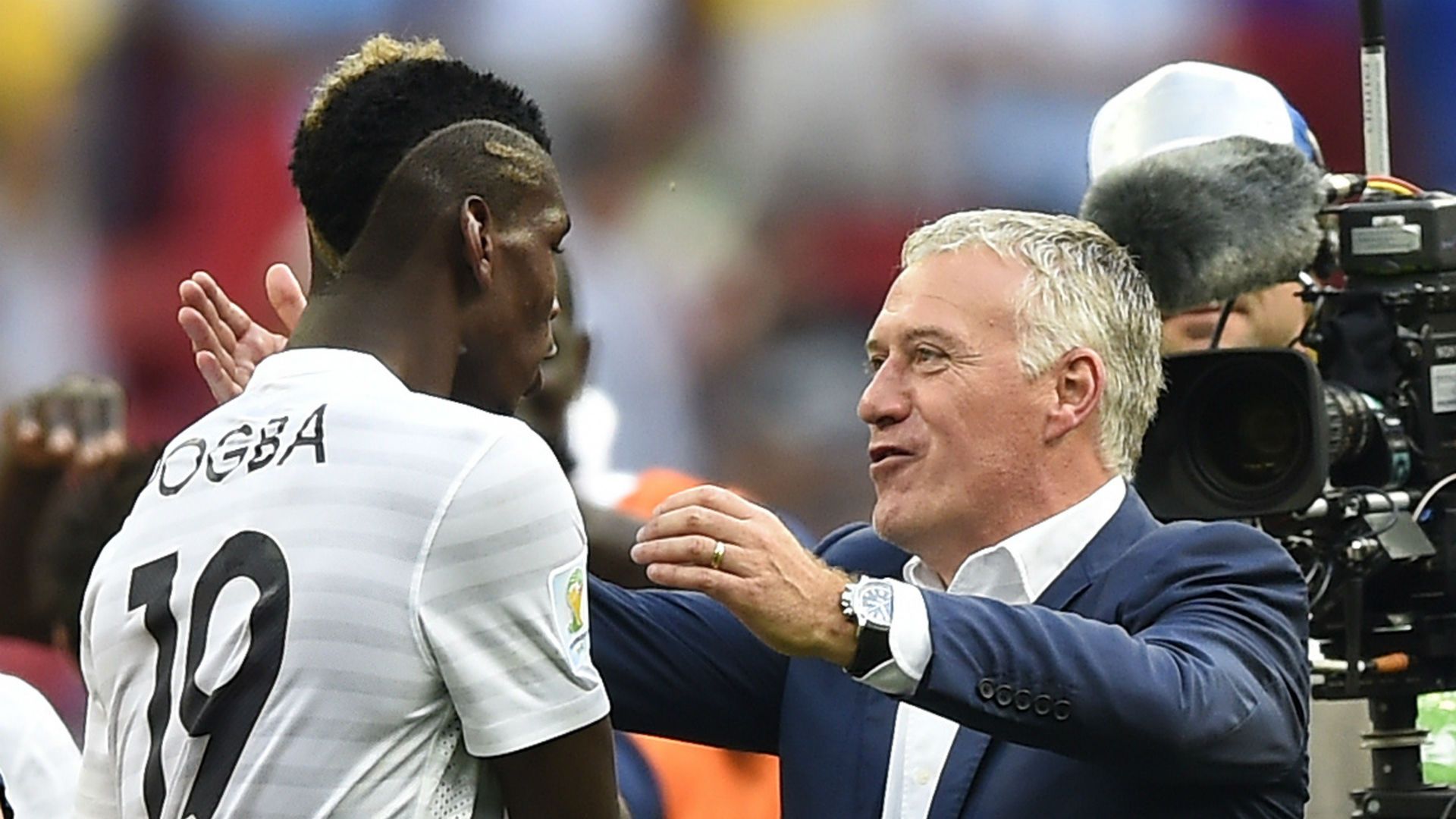 PaulPogbaDidierDeschamps - Cropped
