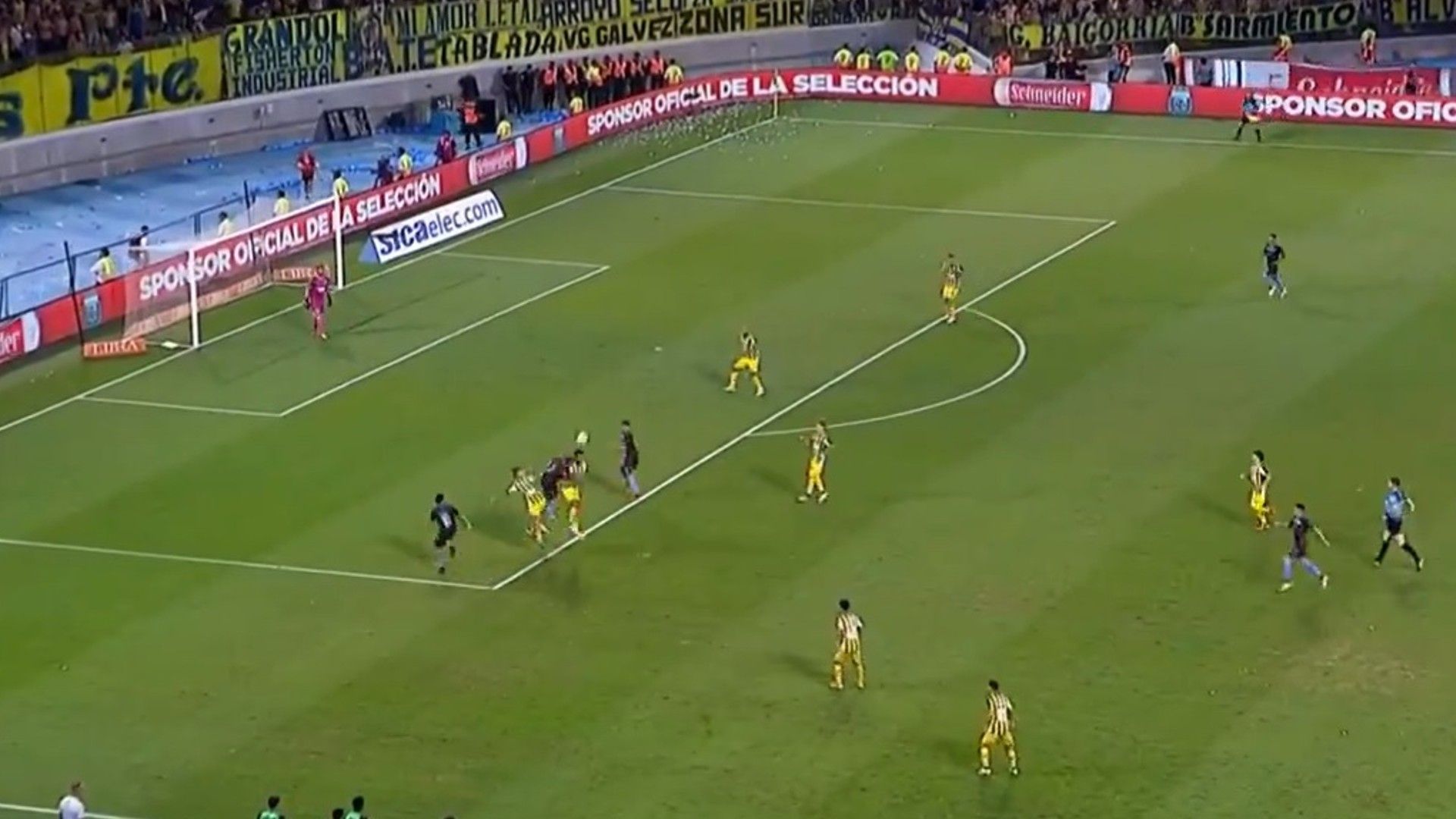 Captura Choque Pellegrino Mallo Rosario Central Platense Copa Liga Profesional 16122023