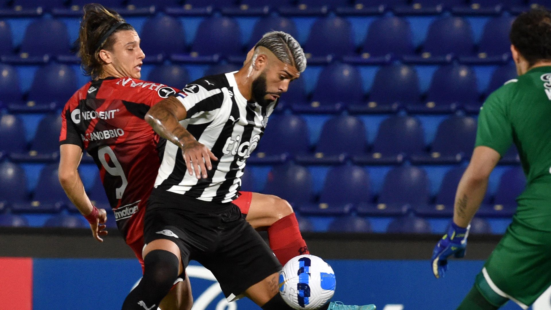 Agustin Canobbio, Arturo Paredez, Libertad x Athletico, Libertadores, 26042022