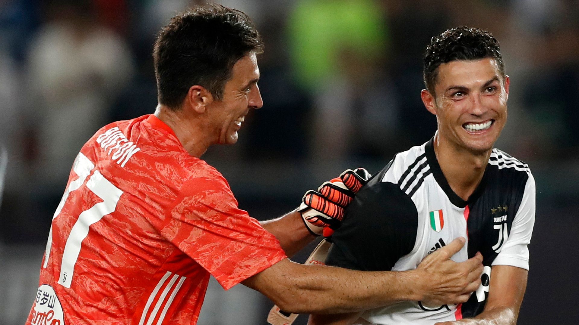 Buffon Cristiano Ronaldo Juventus