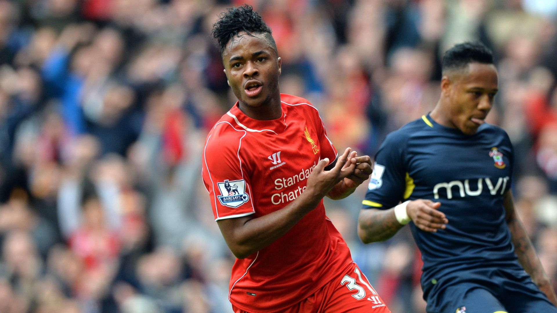 Raheem Sterling Liverpool Southampton 17082014