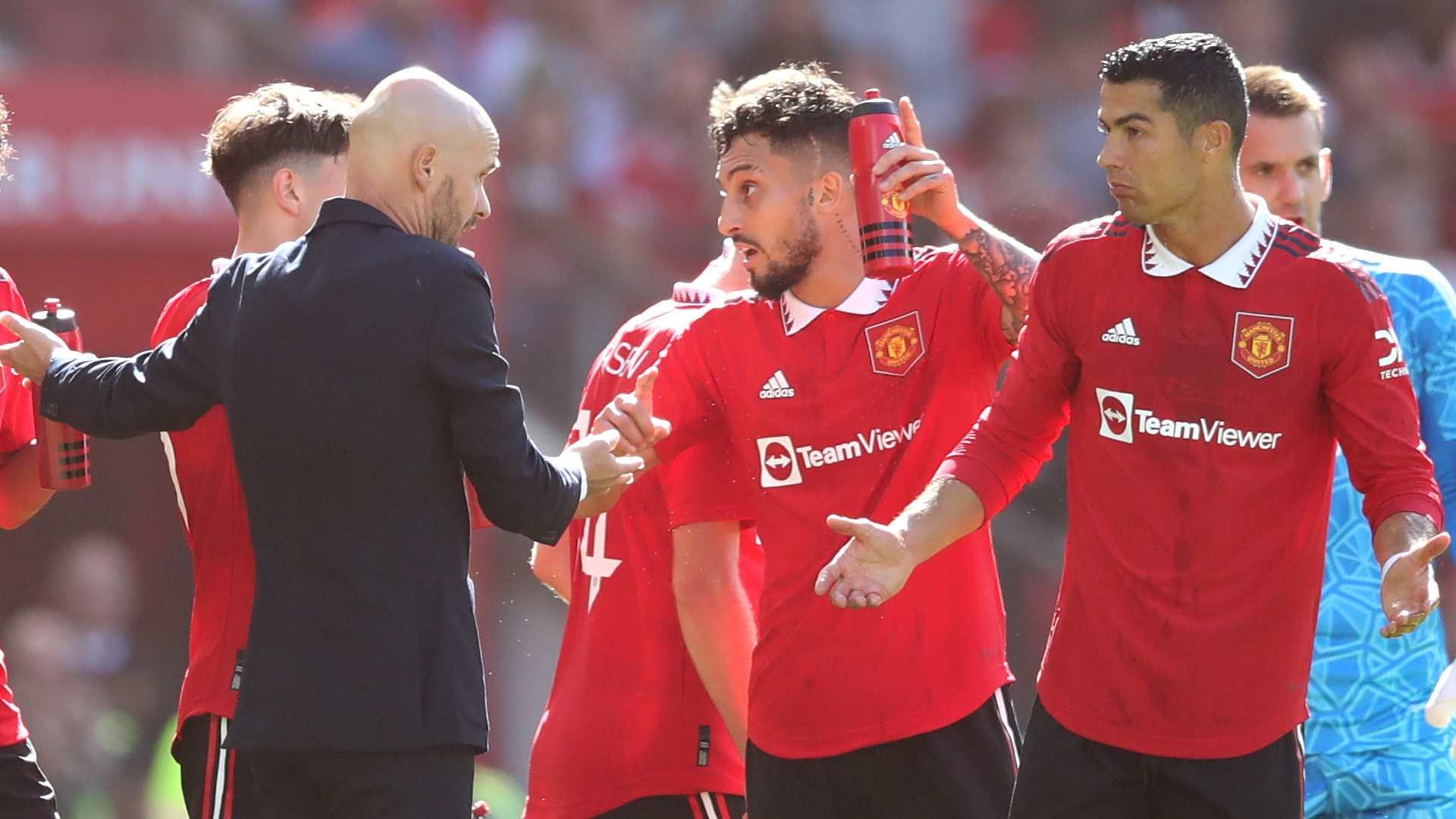 20220803 Erik ten Hag Cristiano Ronaldo