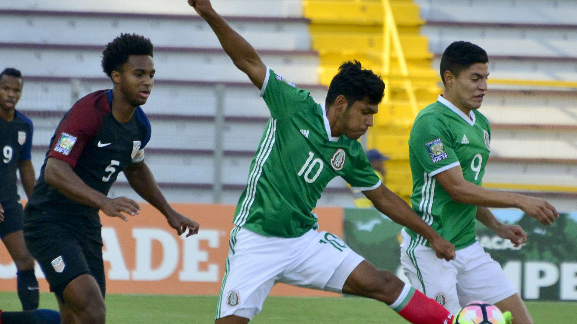 Eduardo Aguirre Erik Palmer Brown USA U20 vs. Mexico U20