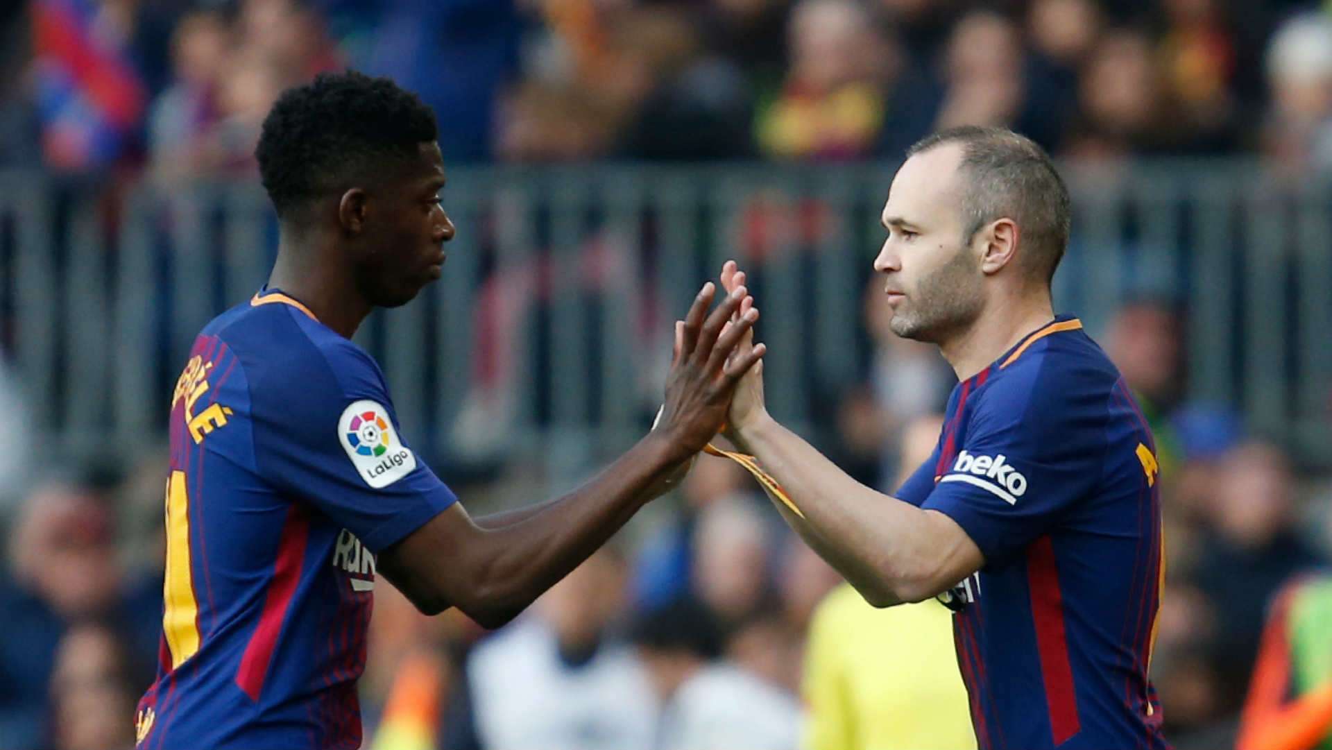 2018-12-11 Andres Iniesta Ousmane Dembele