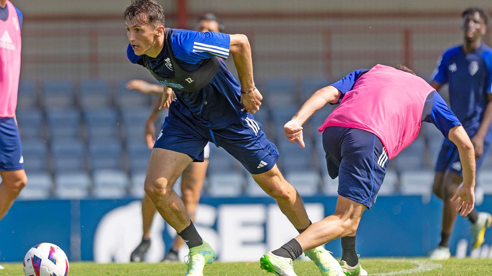 CA Osasuna durante un entrenamiento