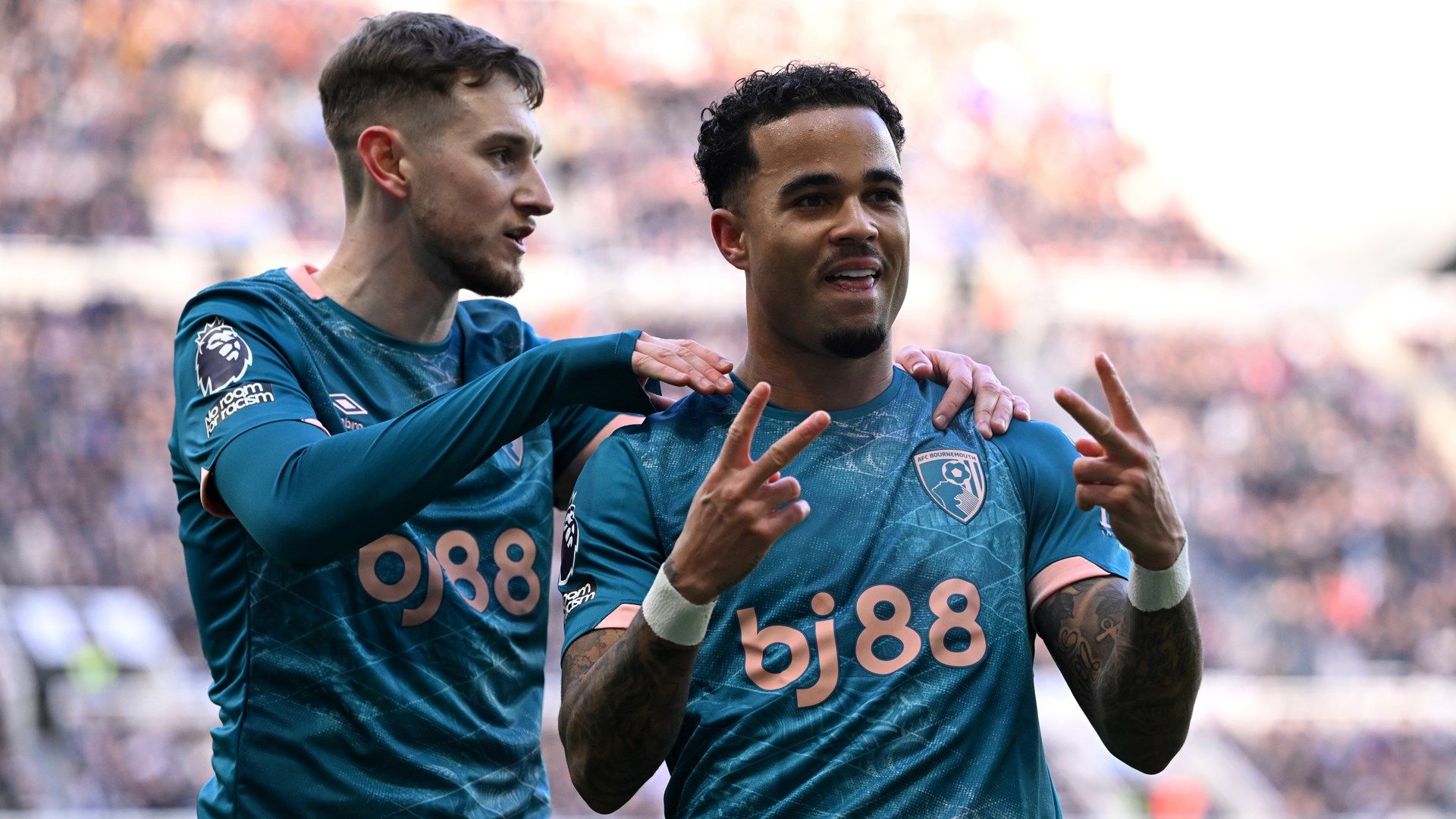 David Brooks Justin Kluivert Bournemouth 2024