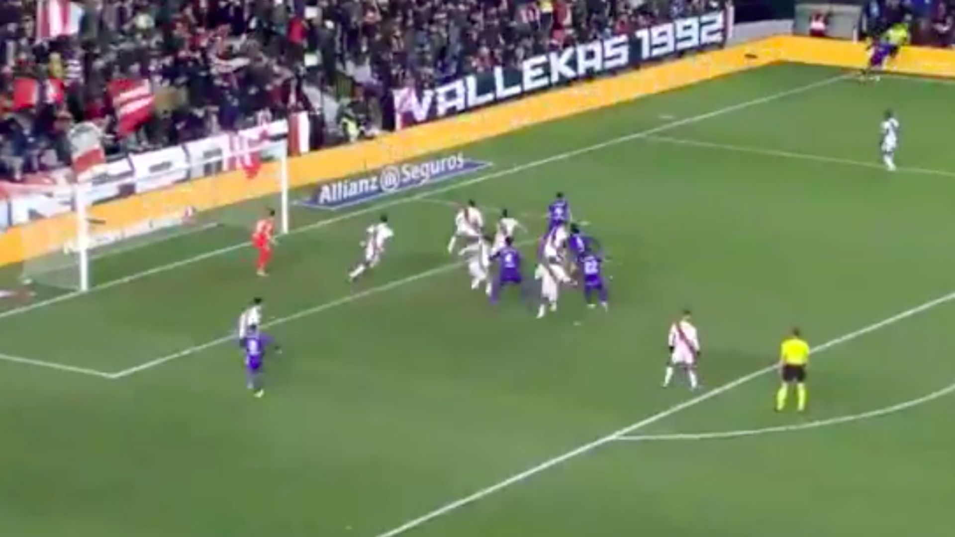 Nestor Araujo gol Rayo Vallecano 1