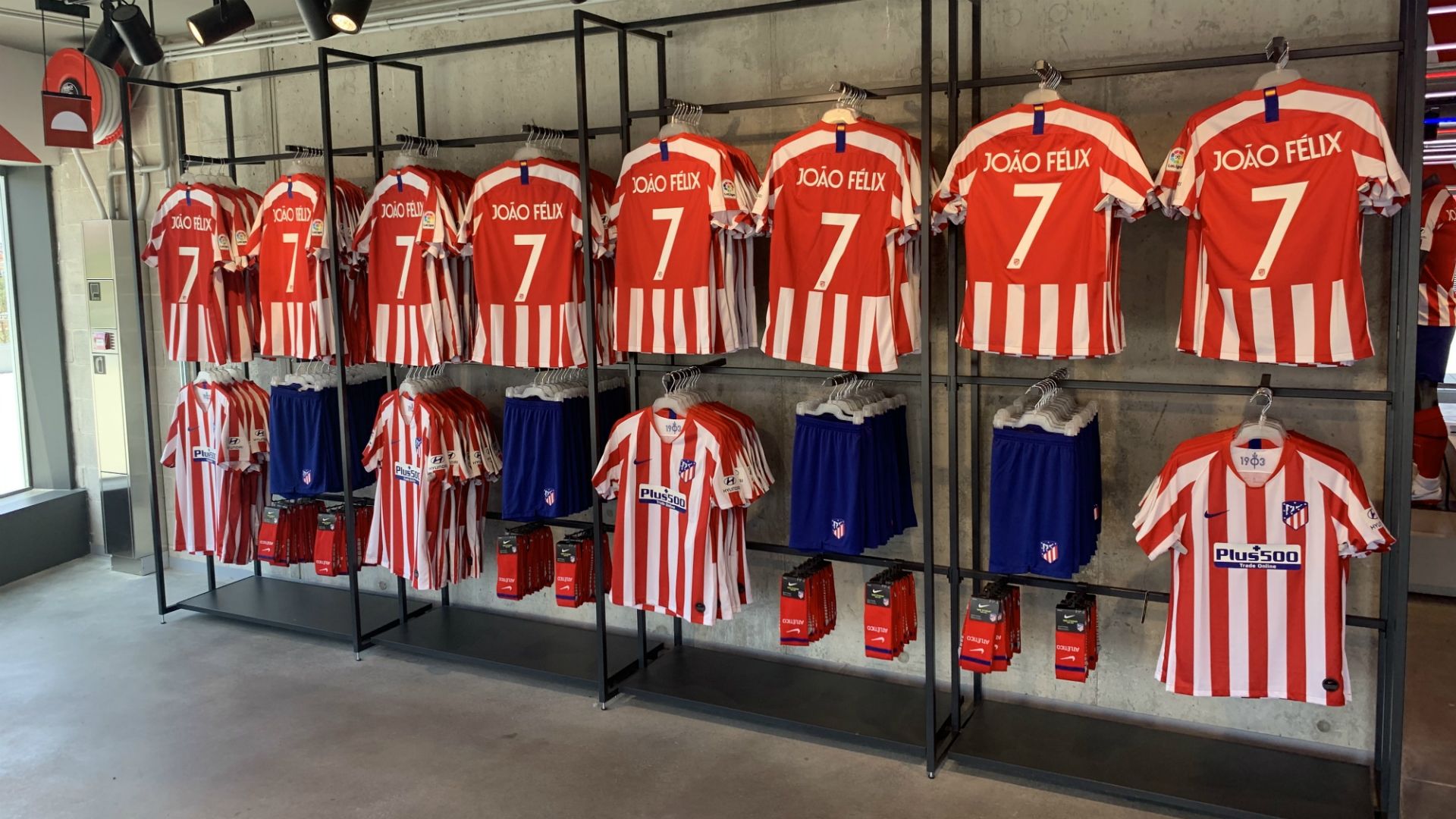 La tienda del Atlético de Madrid.