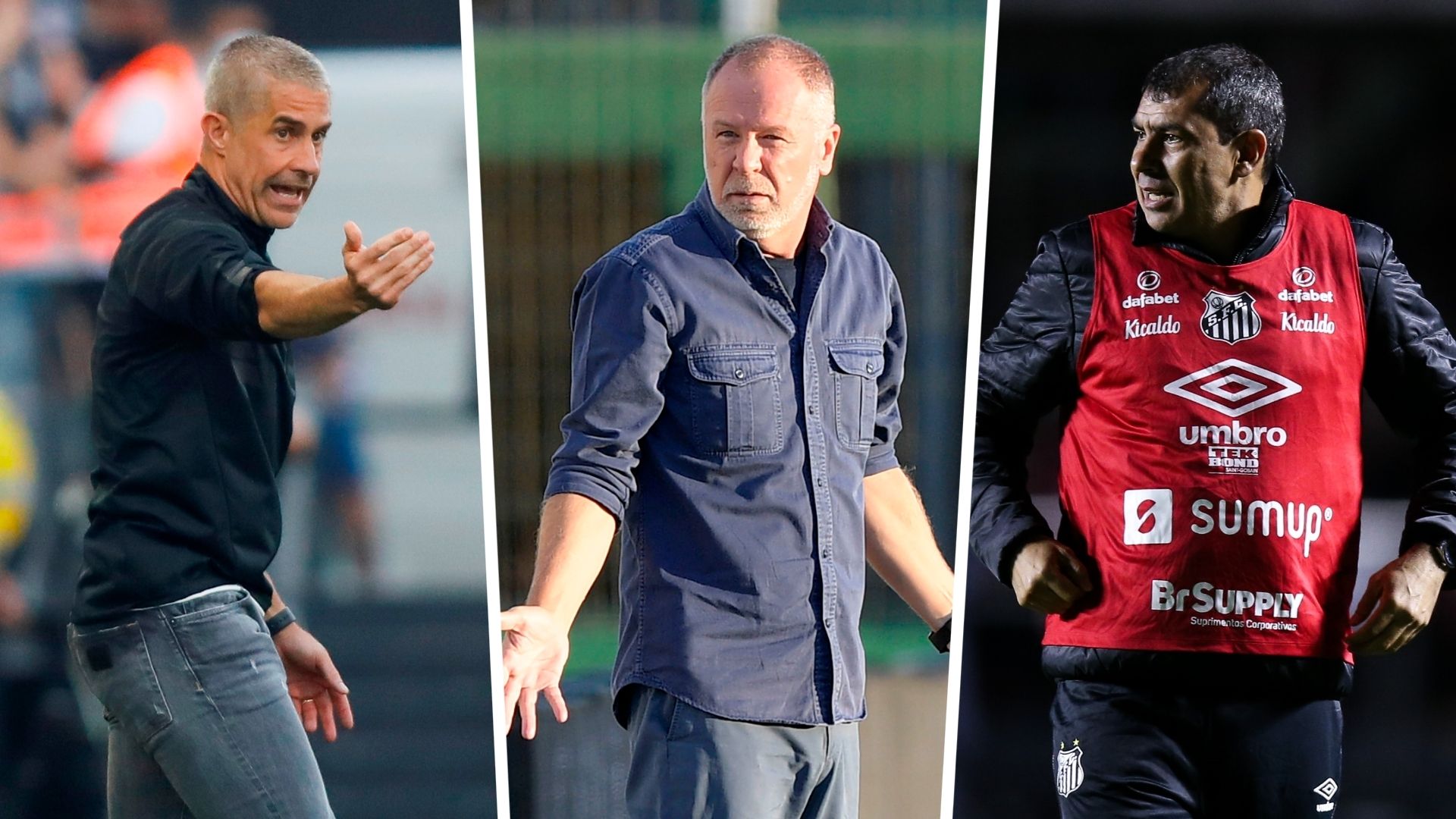 GFX Sylvinho, Mano Menezes e Fábio Carille