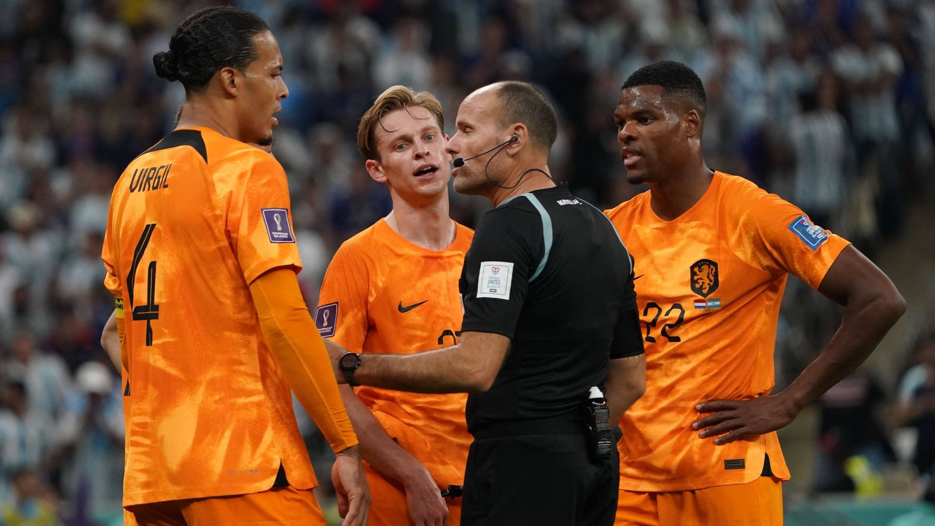 GER ONLY Lahoz de Jong Netherlands Argentina