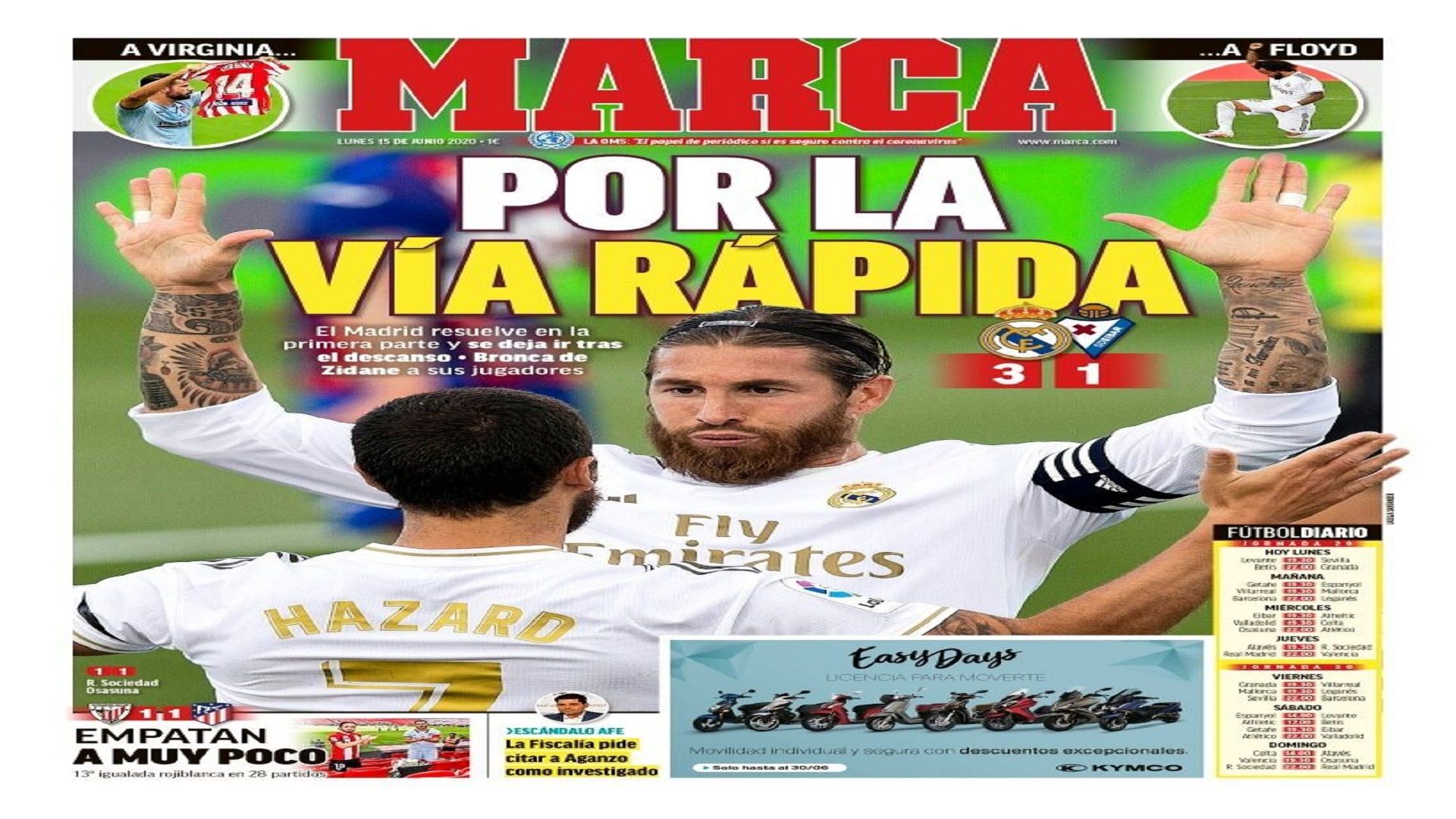 newspapers 15 June embed only Marca