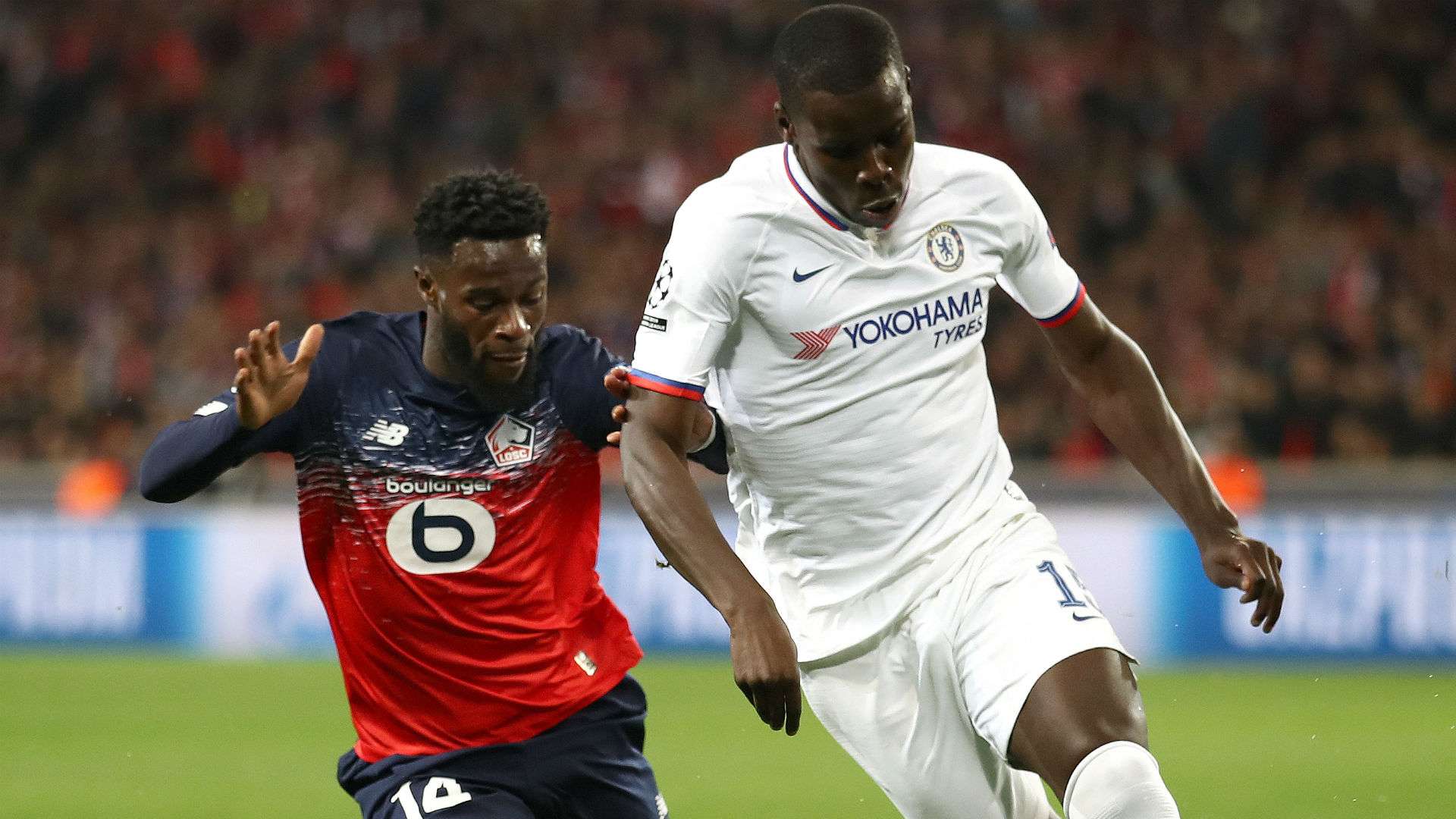 Jonathan Bamba Kurt Zouma Lille Chelsea UEFA Champions League 02102019