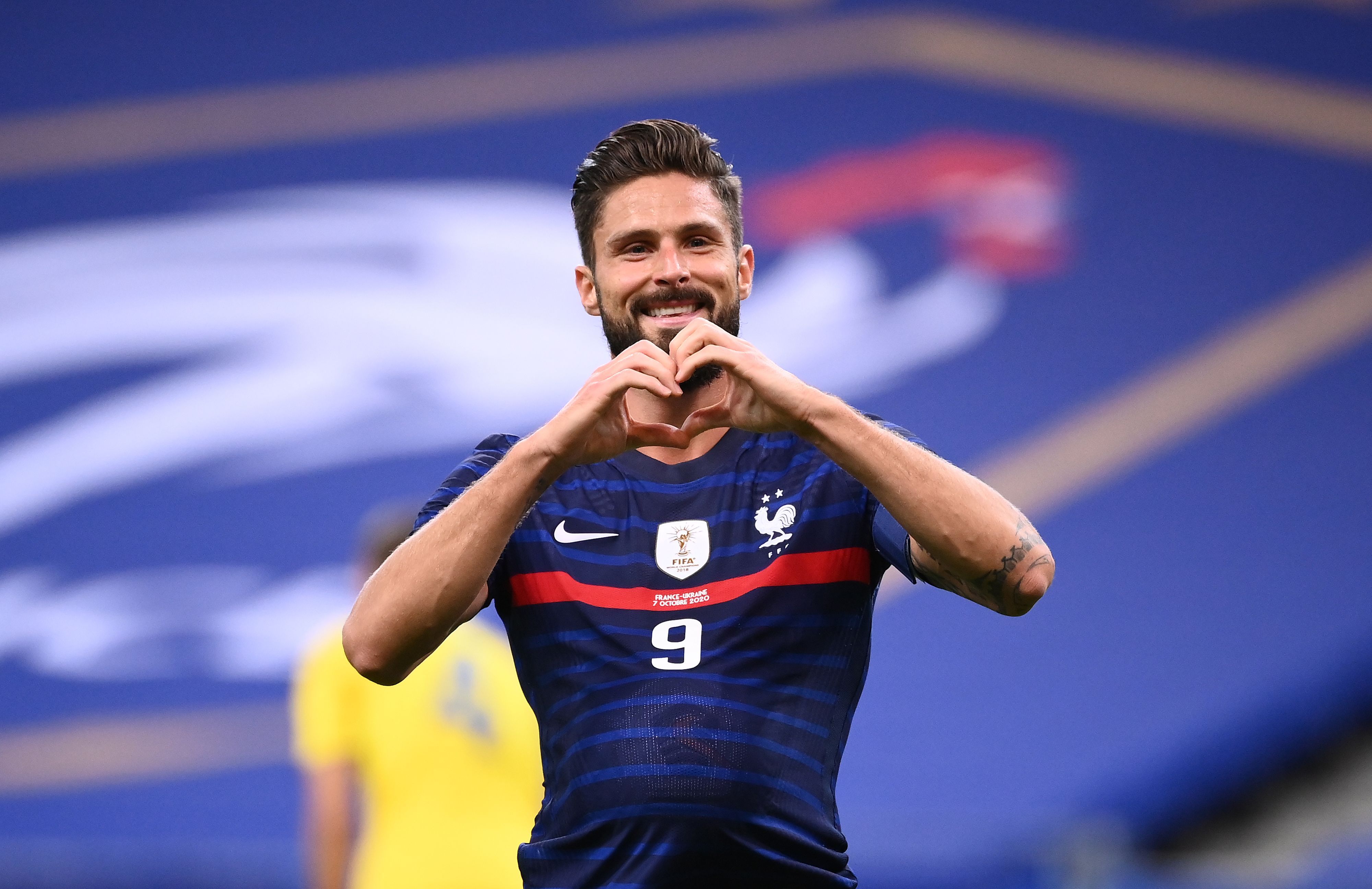 Olivier Giroud heart
