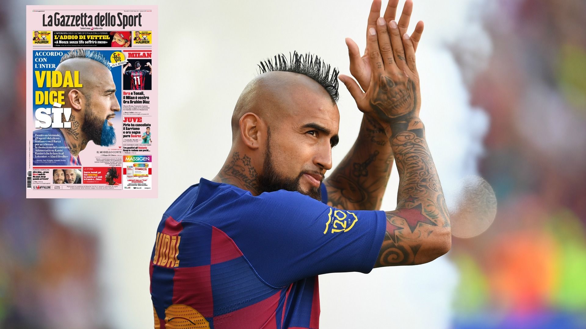 Arturo Vidal Barcelona Inter