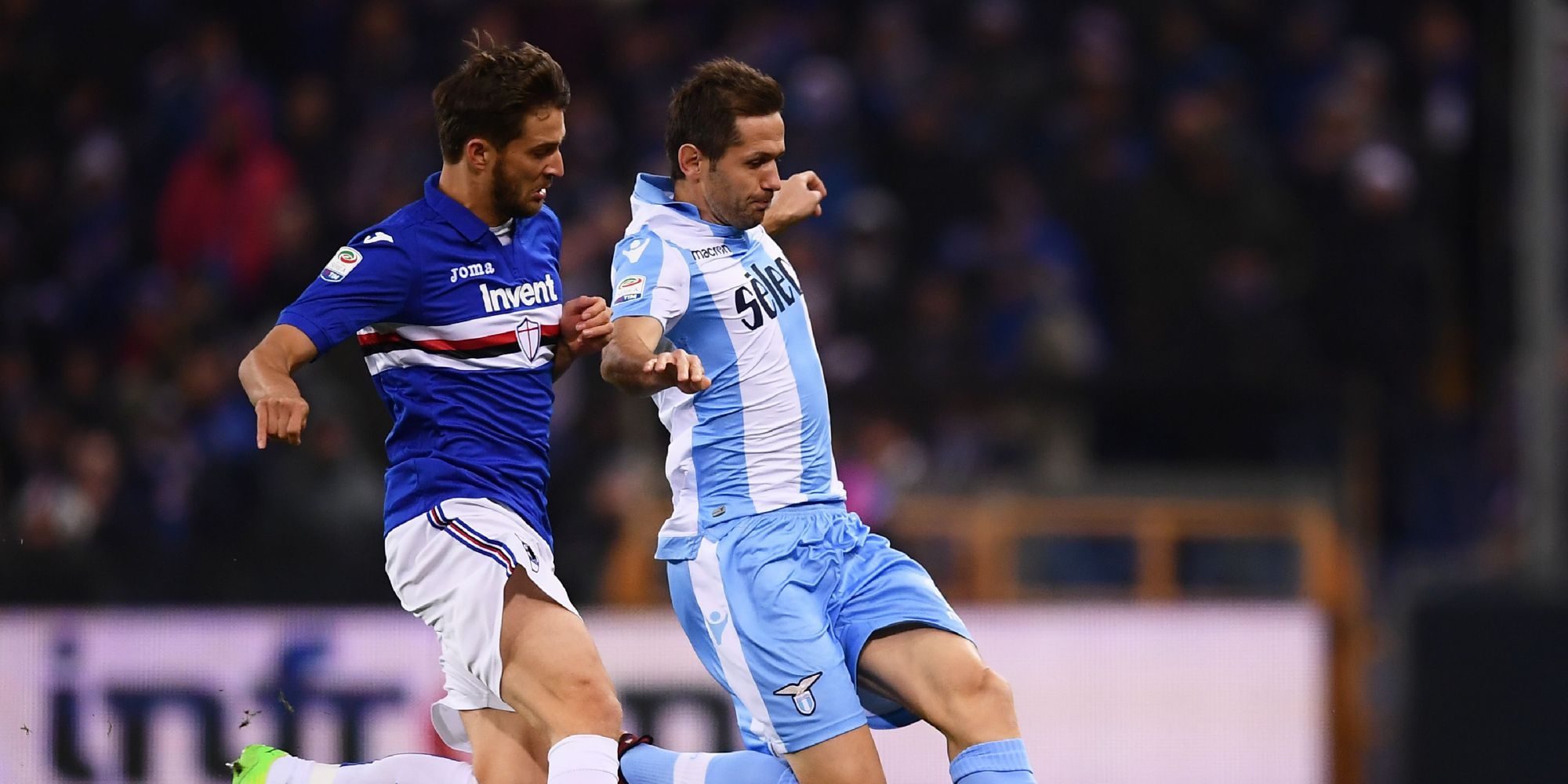 Bartosz Bereszynski Senad Lulic Sampdoria Lazio Serie A