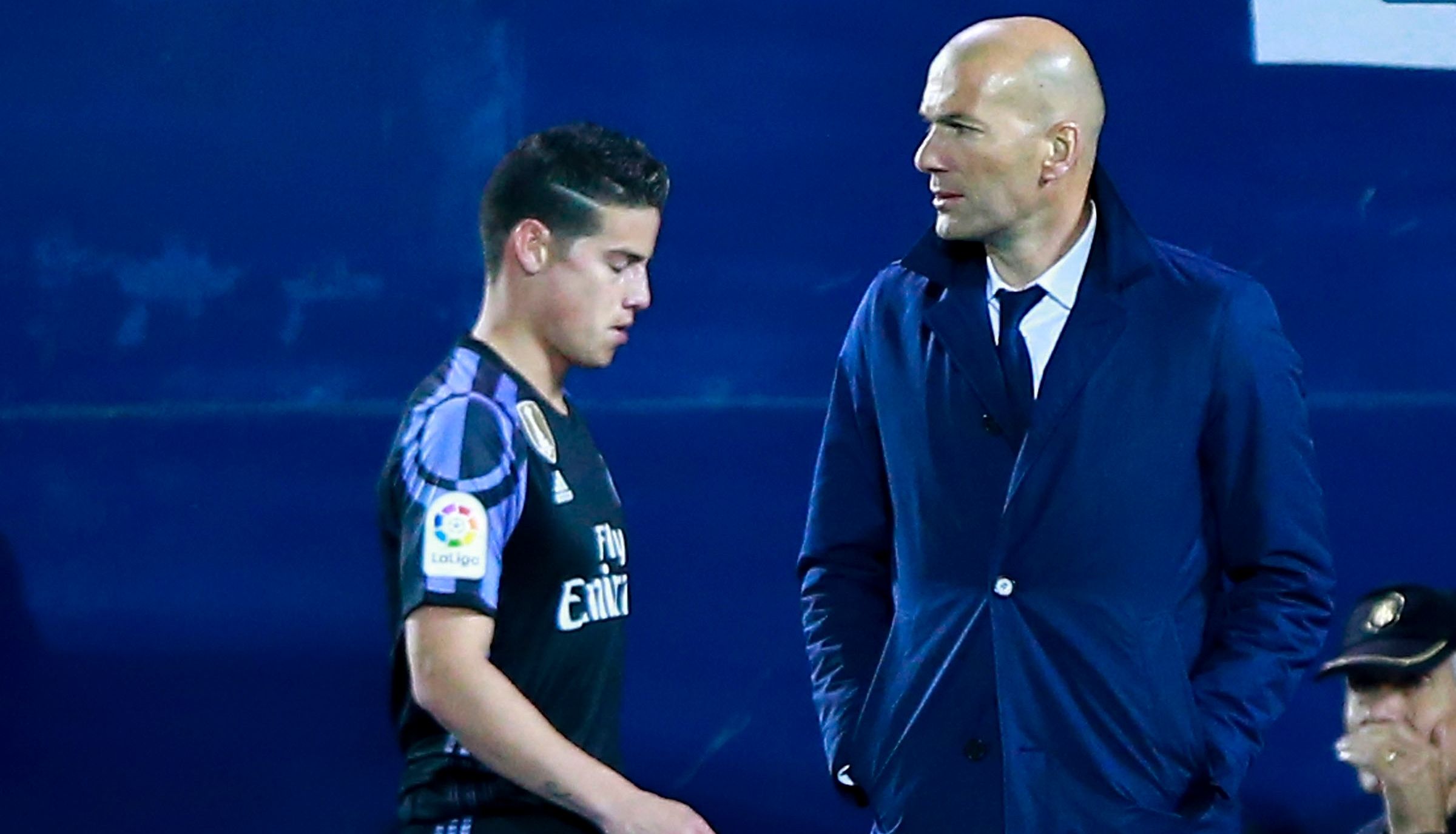 James Rodriguez & Zinedine Zidane