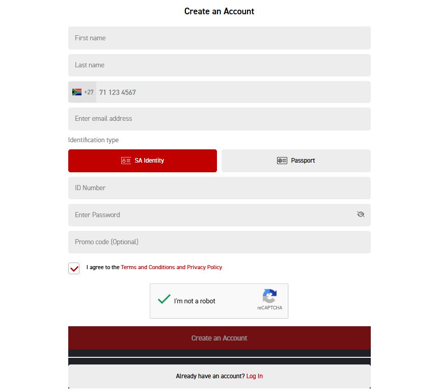 Tic Tac Bets Registration