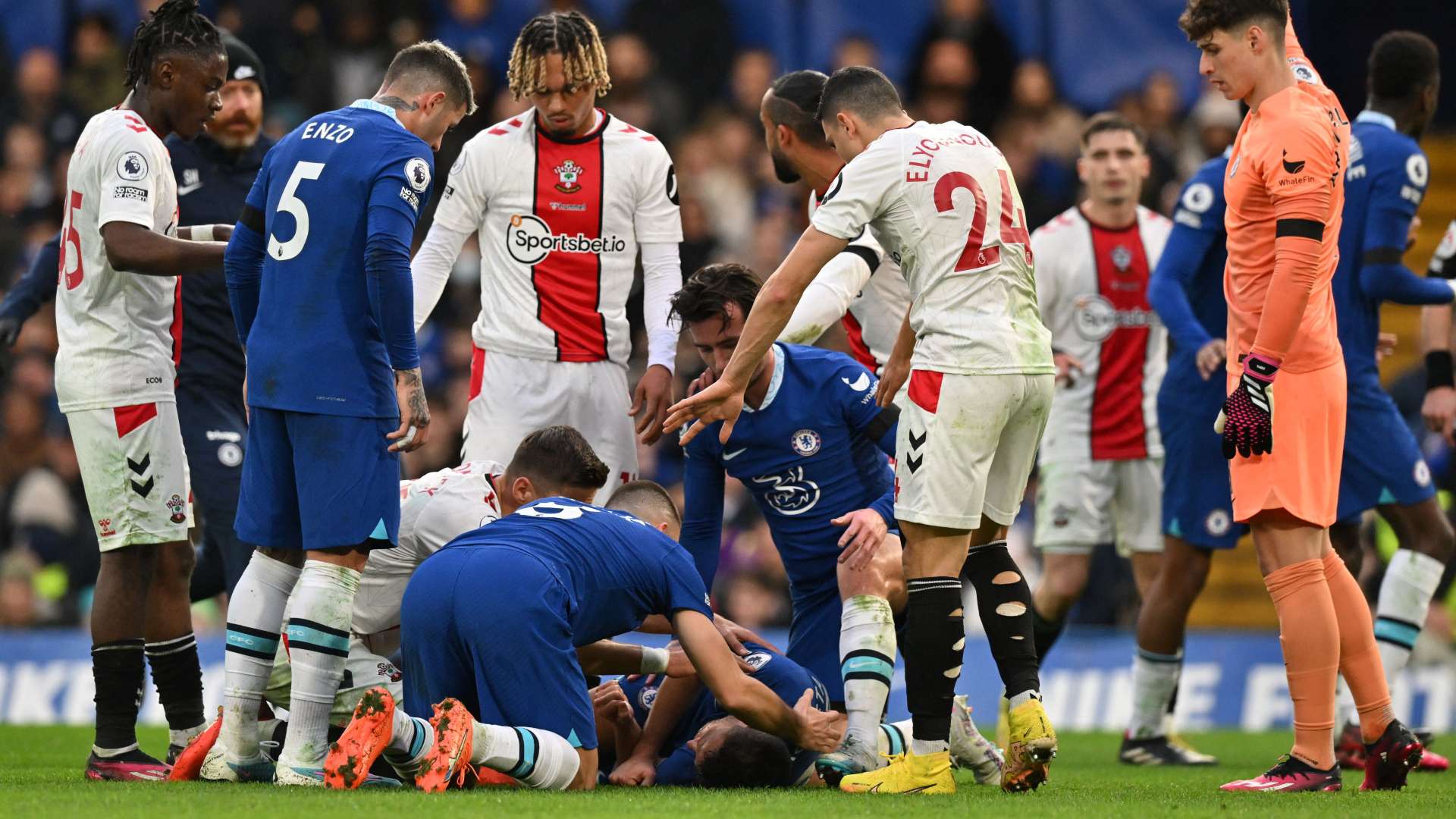 Cesar Azpilicueta Chelsea Southampton