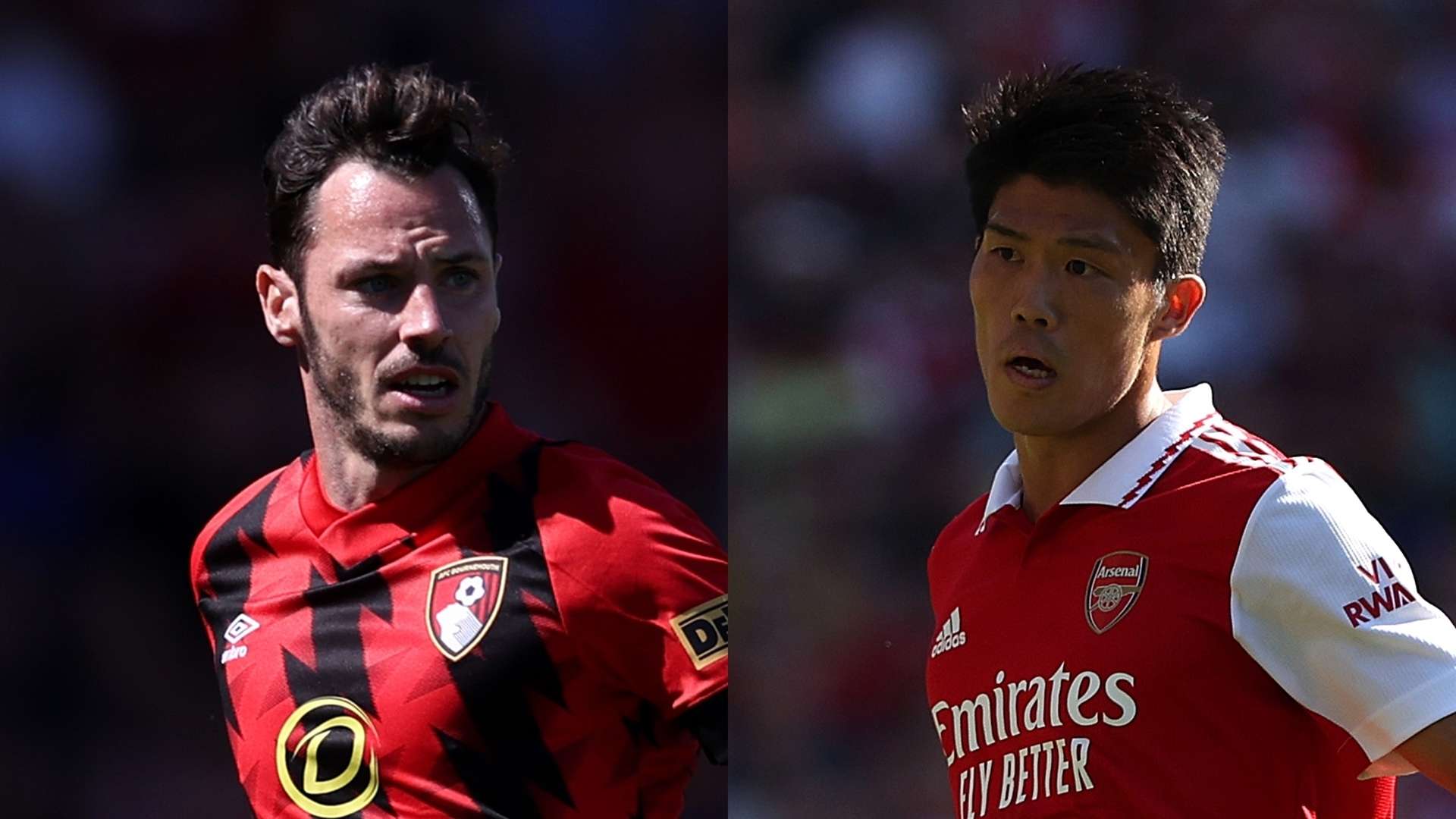 Adam Smith_Bournemouth vs Takehiro Tomiyasu_Arsenal