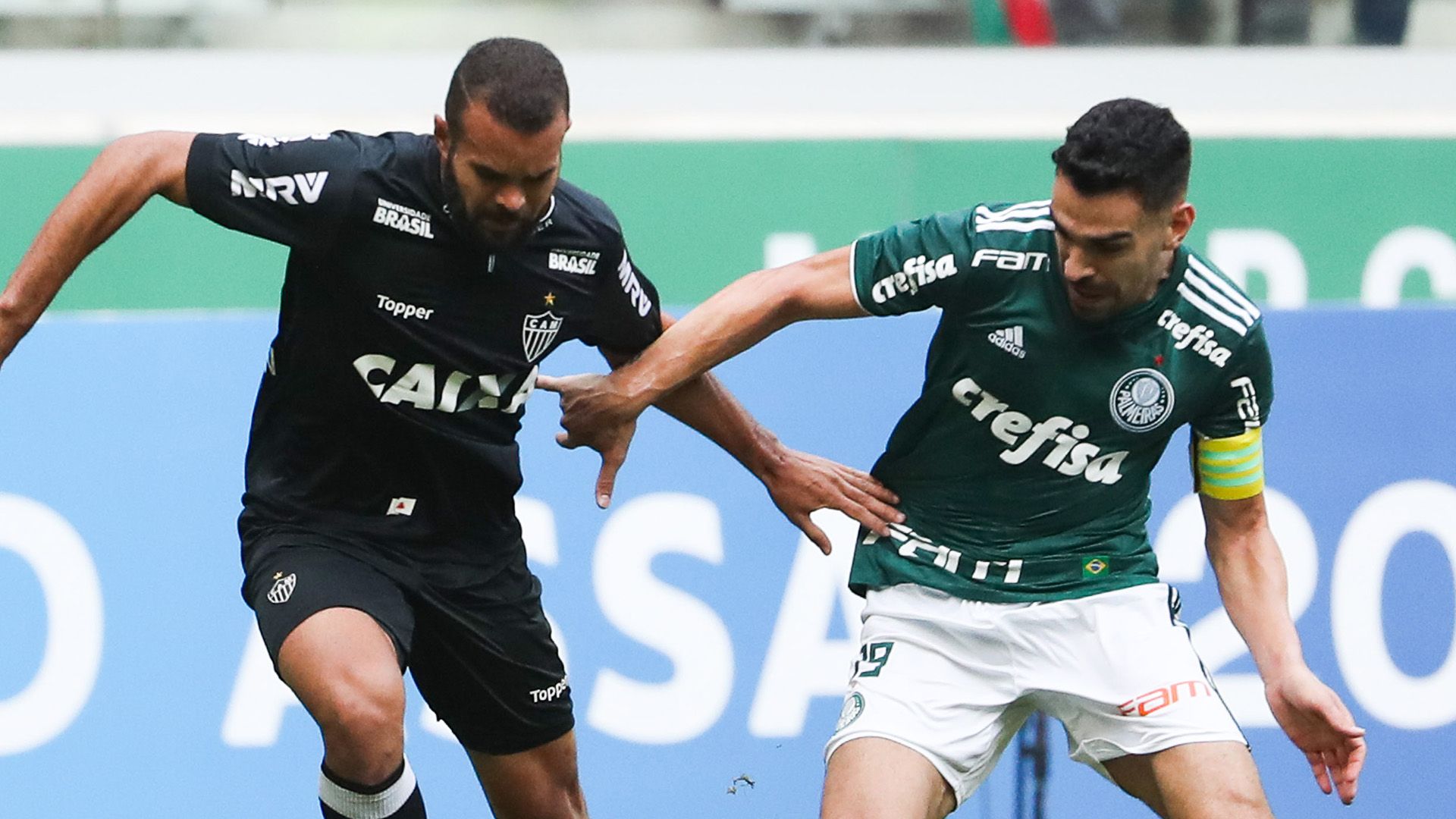 Bruno Henrique Jose Welison Palmeiras Atletico-MG Brasileirao Serie A 22072018