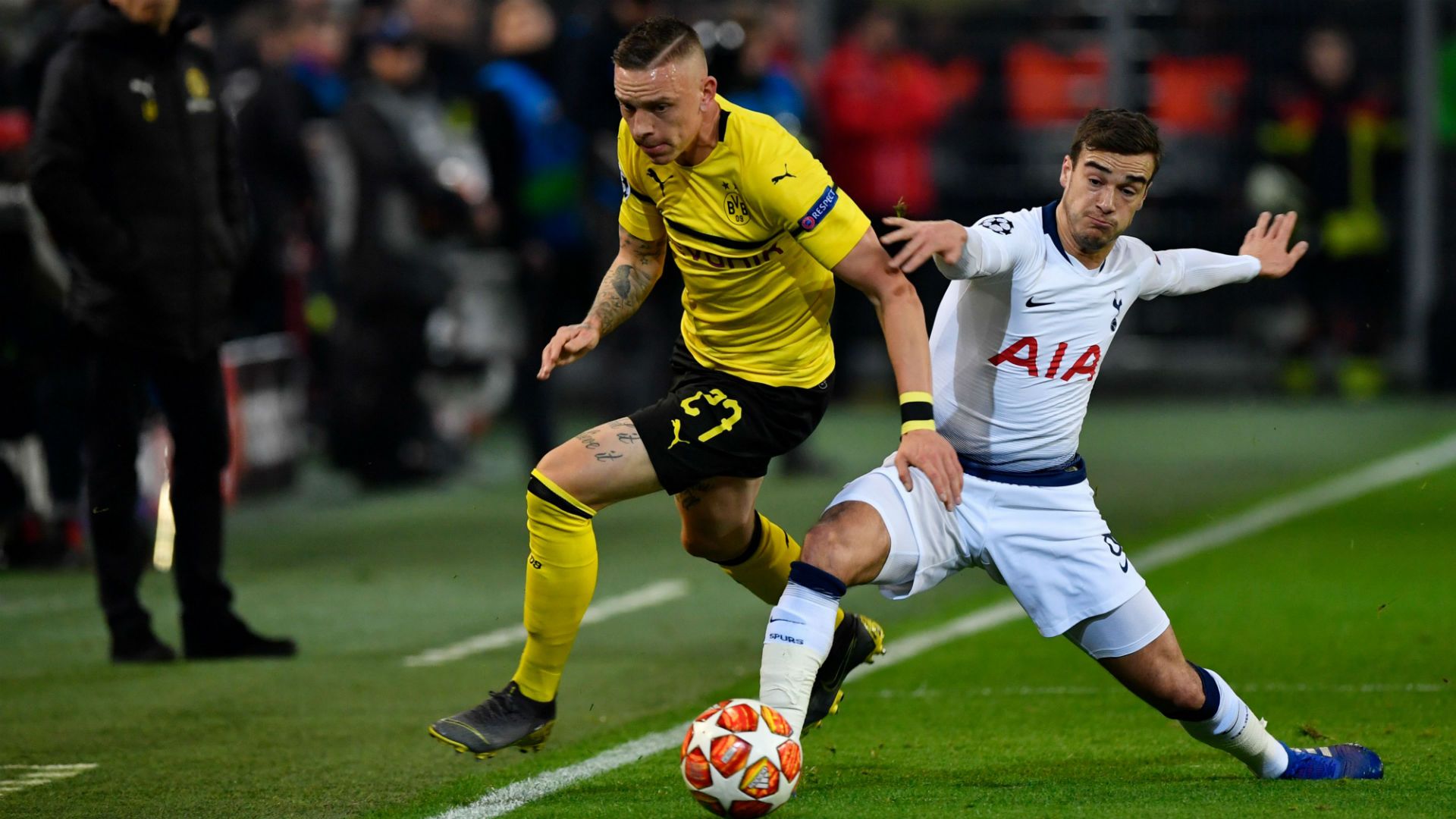 Marius Wolff Dortmund Tottenham
