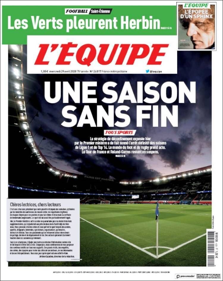 Lequipe April 29