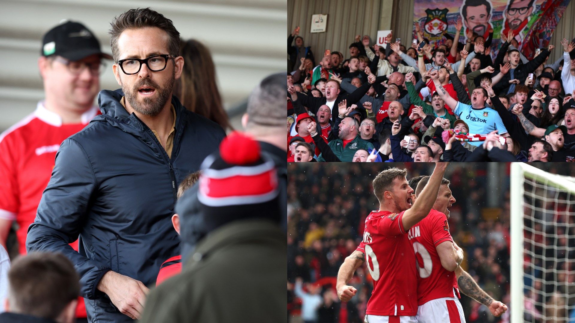 Ryan Reynolds Wrexham promotion split