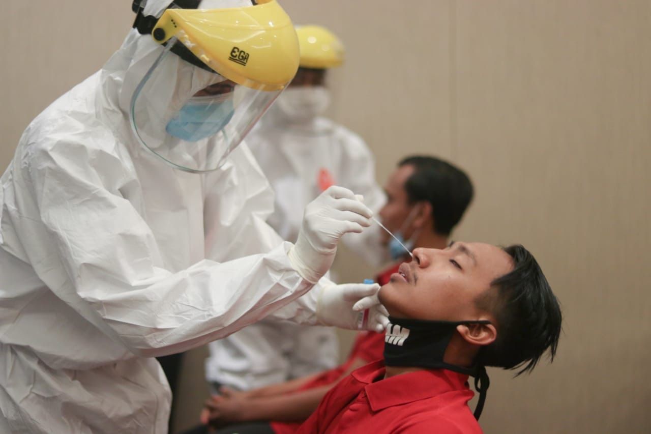 Timnas Indonesia U-19 Tes COVID19