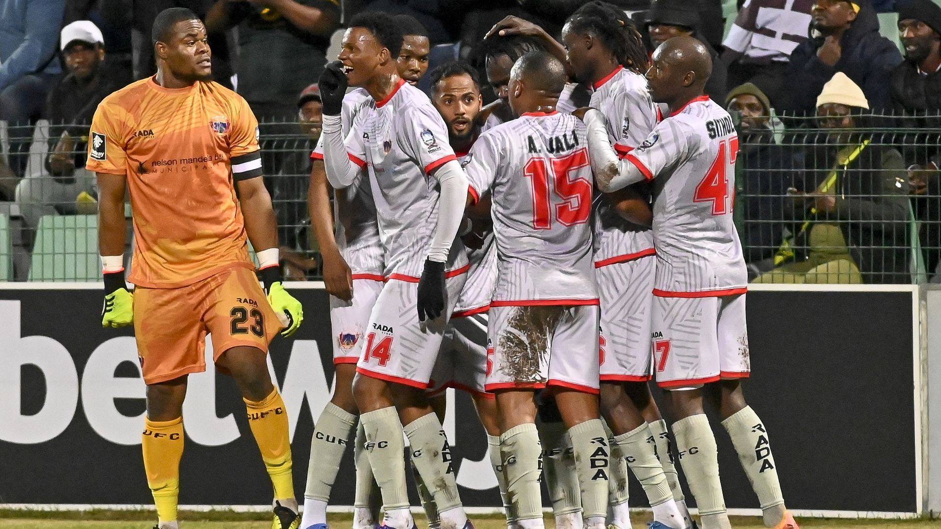 Stanley Nwabali, Andile Jali of Chippa United