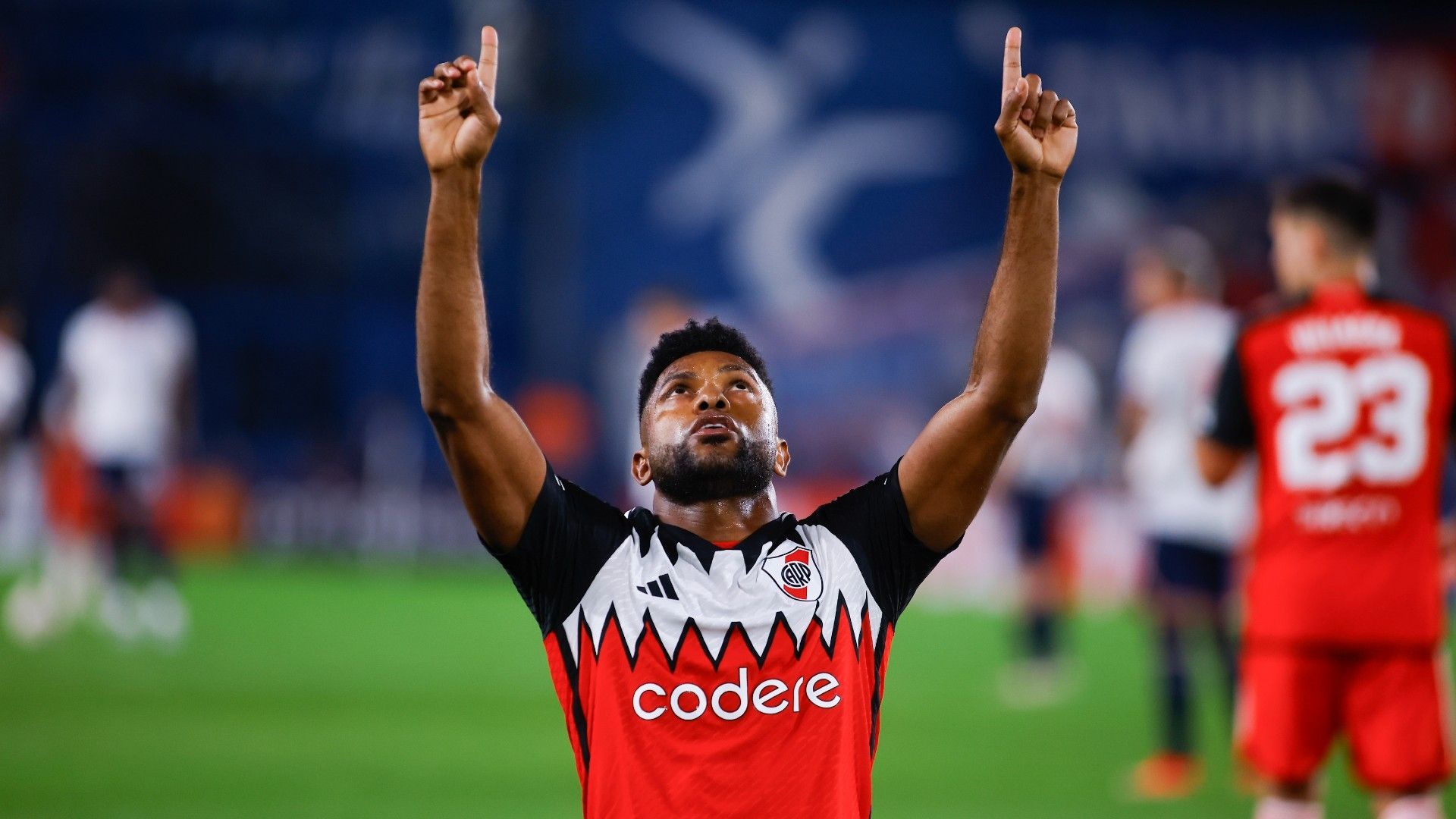 Miguel Borja River Nacional Copa Libertadores 07052024