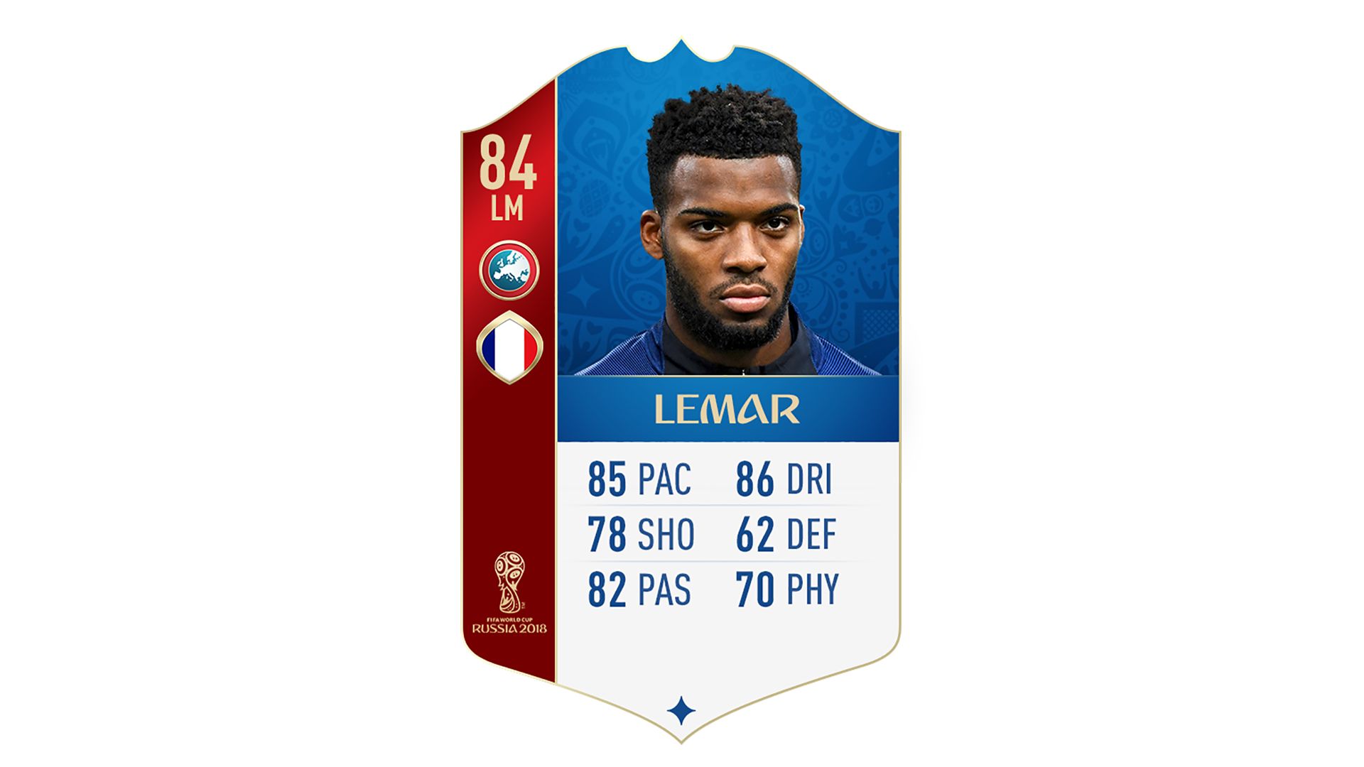 FIFA 18 World Cup France Lemar