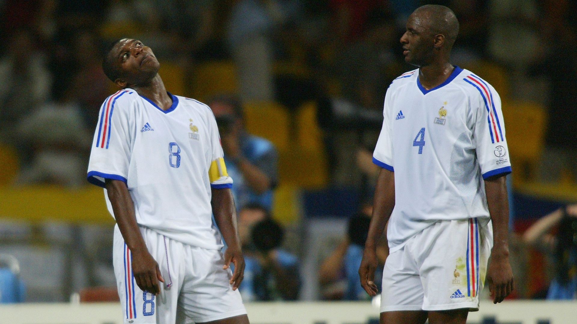 Marcel Desailly Patrick Vieira France World Cup 2002