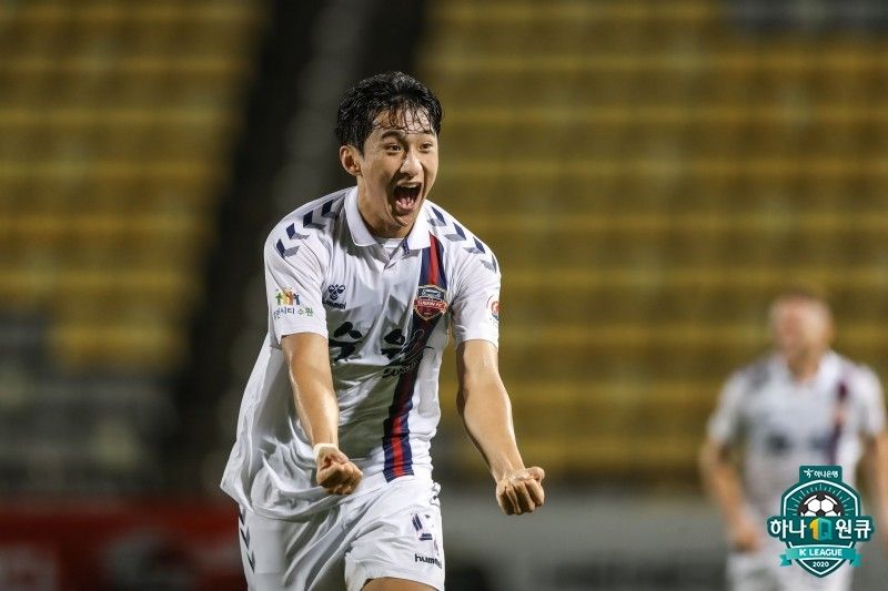 수원FC 김건웅 득점