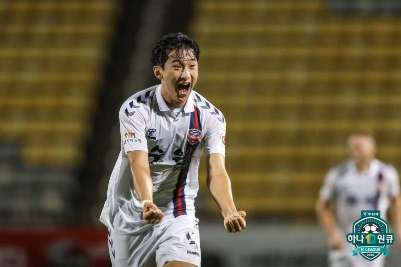 수원FC 김건웅 득점