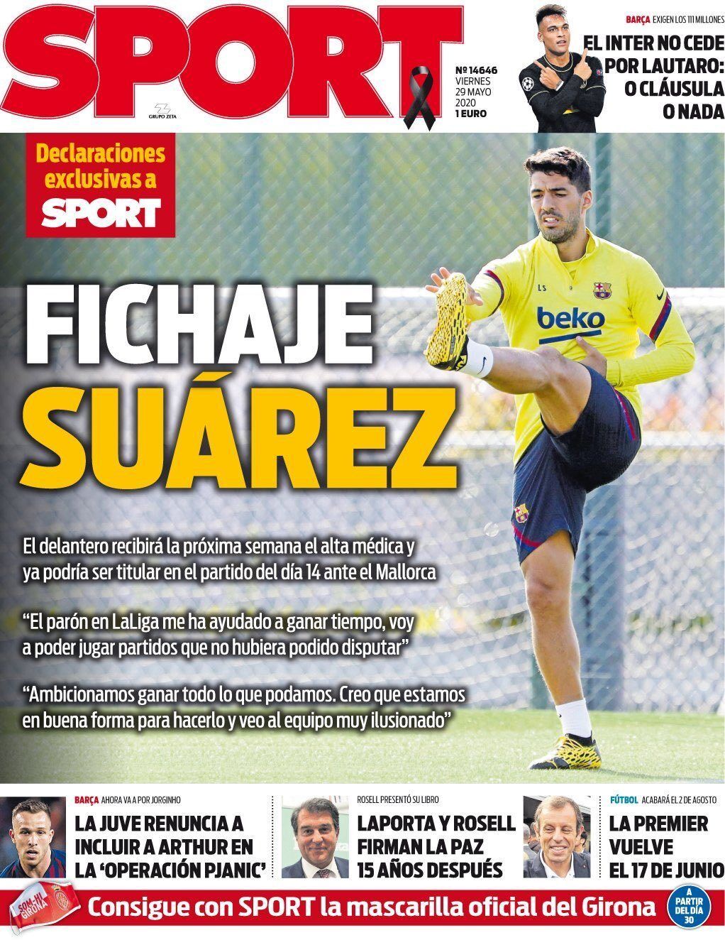 Sport 29 May