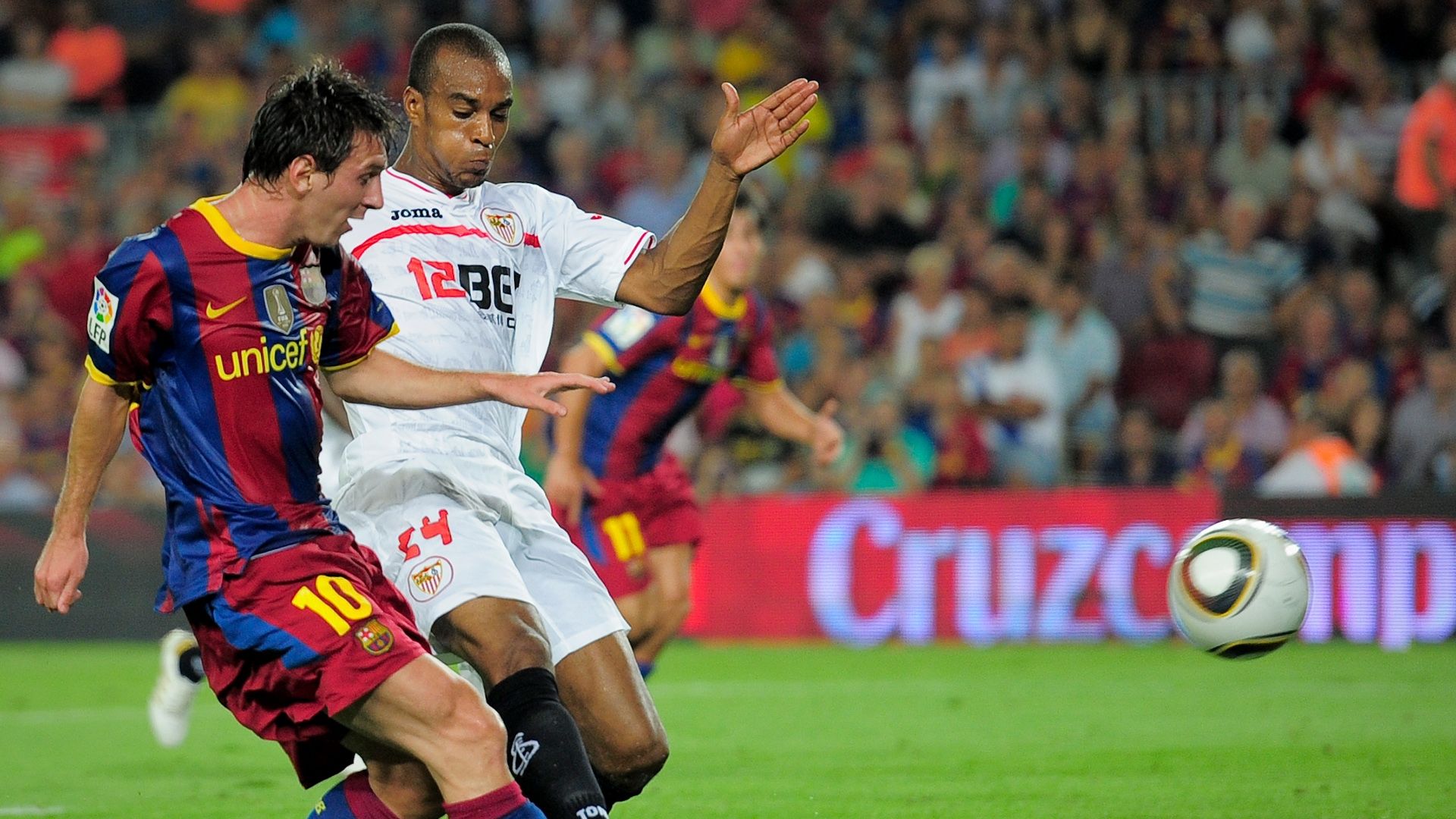 Lionel Messi Barcelona Sevilla Super Cup 21082010