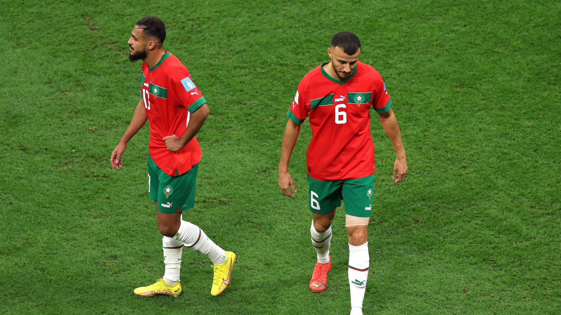 Romain Saiss France Morocco World Cup