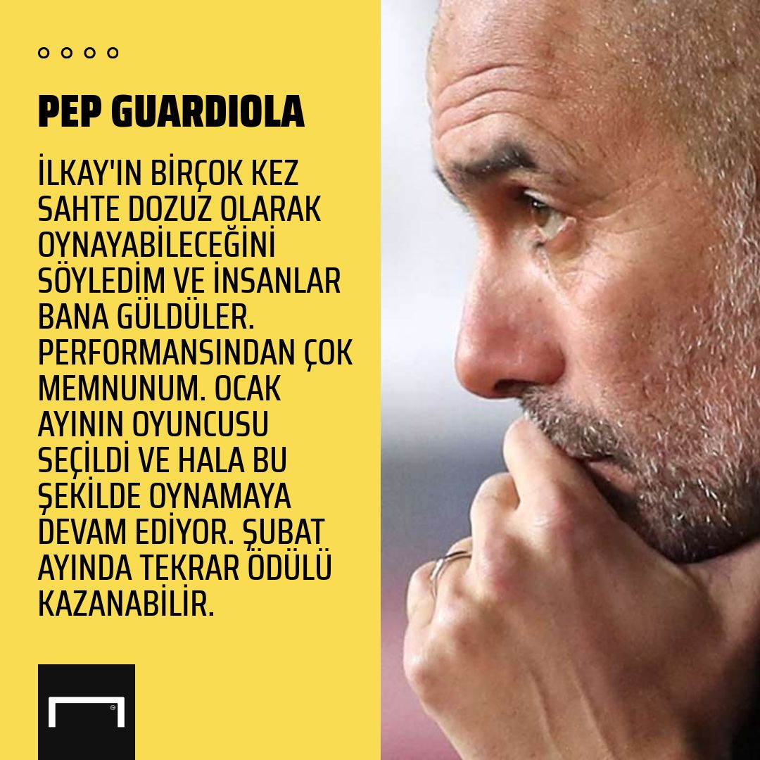 Pep Guardiola on İlkay Gundogan