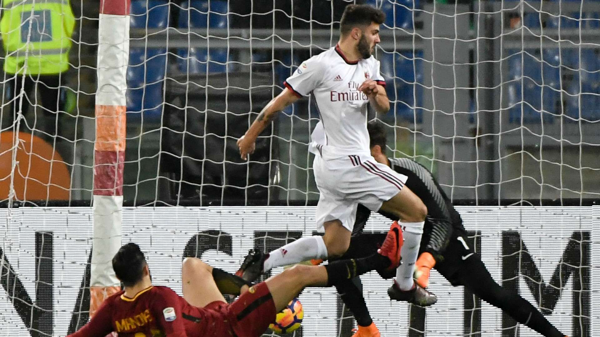 Cutrone's goal Roma Milan