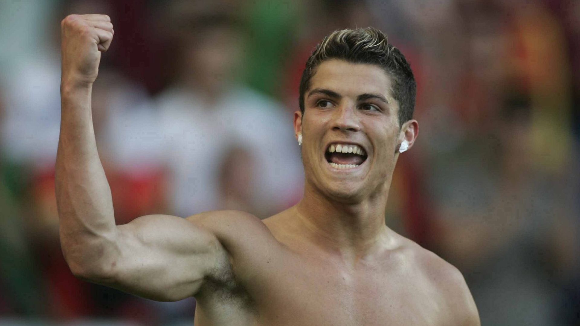 Rambut Cristiano Ronaldo Juni 2004