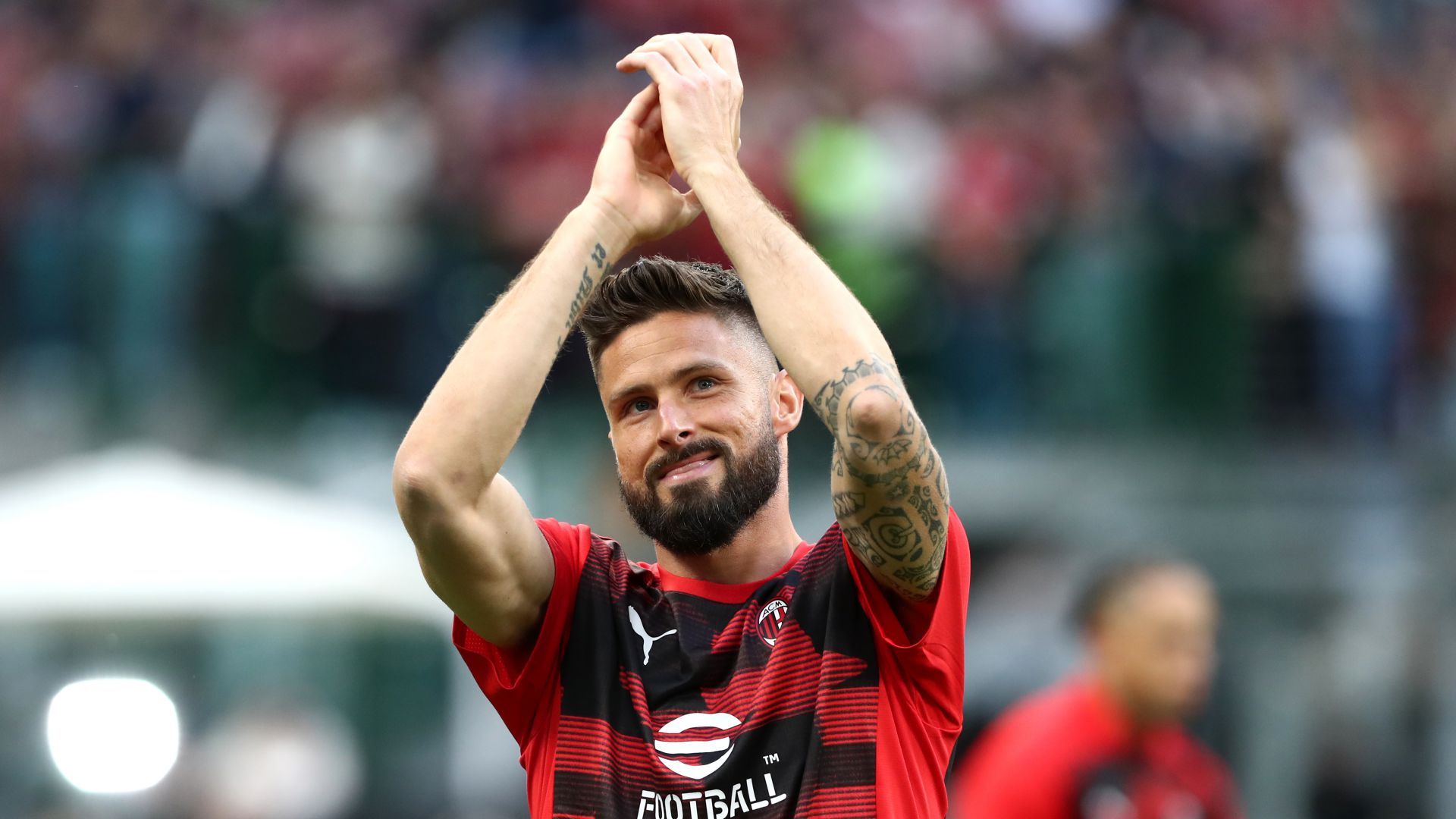 Olivier Giroud Milan Salernitana Serie A