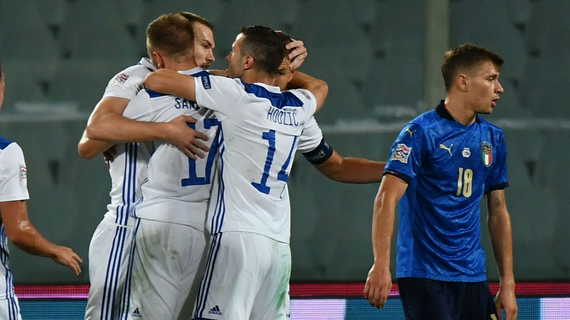 Dzeko Italy Bosnia Nations League