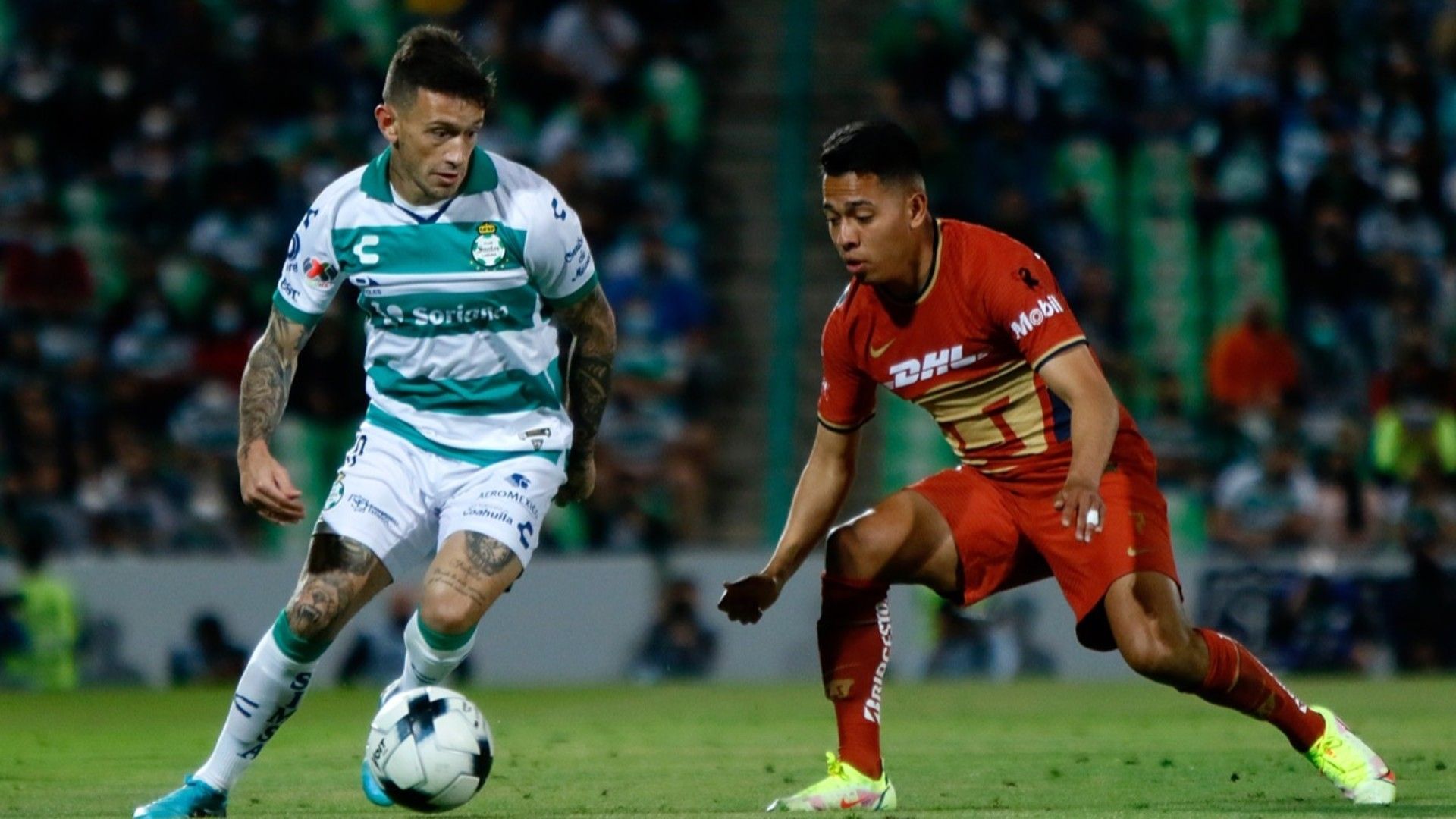 Santos Pumas Brian Lozano Sebastián Saucedo Clausura 2022