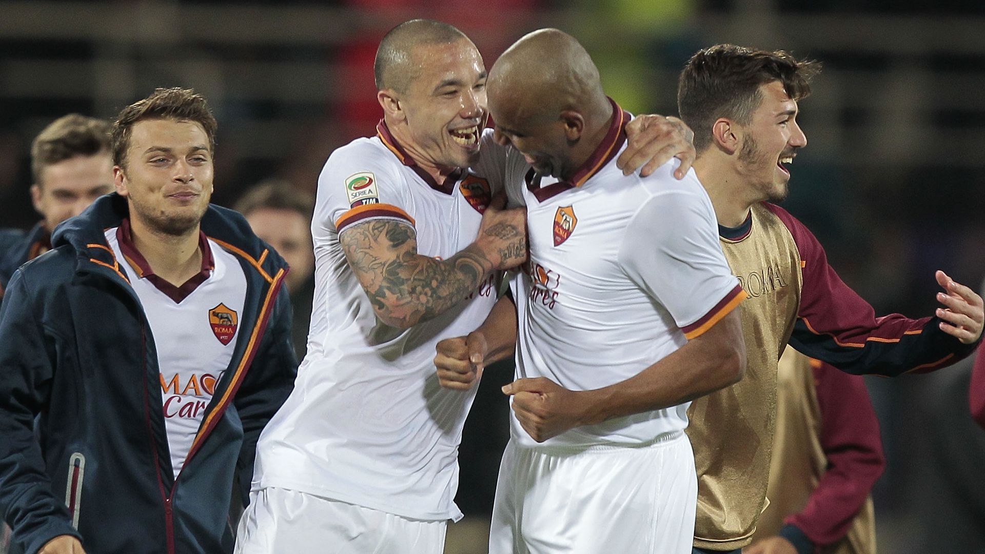 Radja Nainggolan Maicon Roma