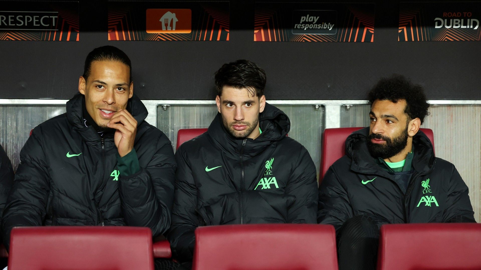 Salah Van Dijk Liverpool subs