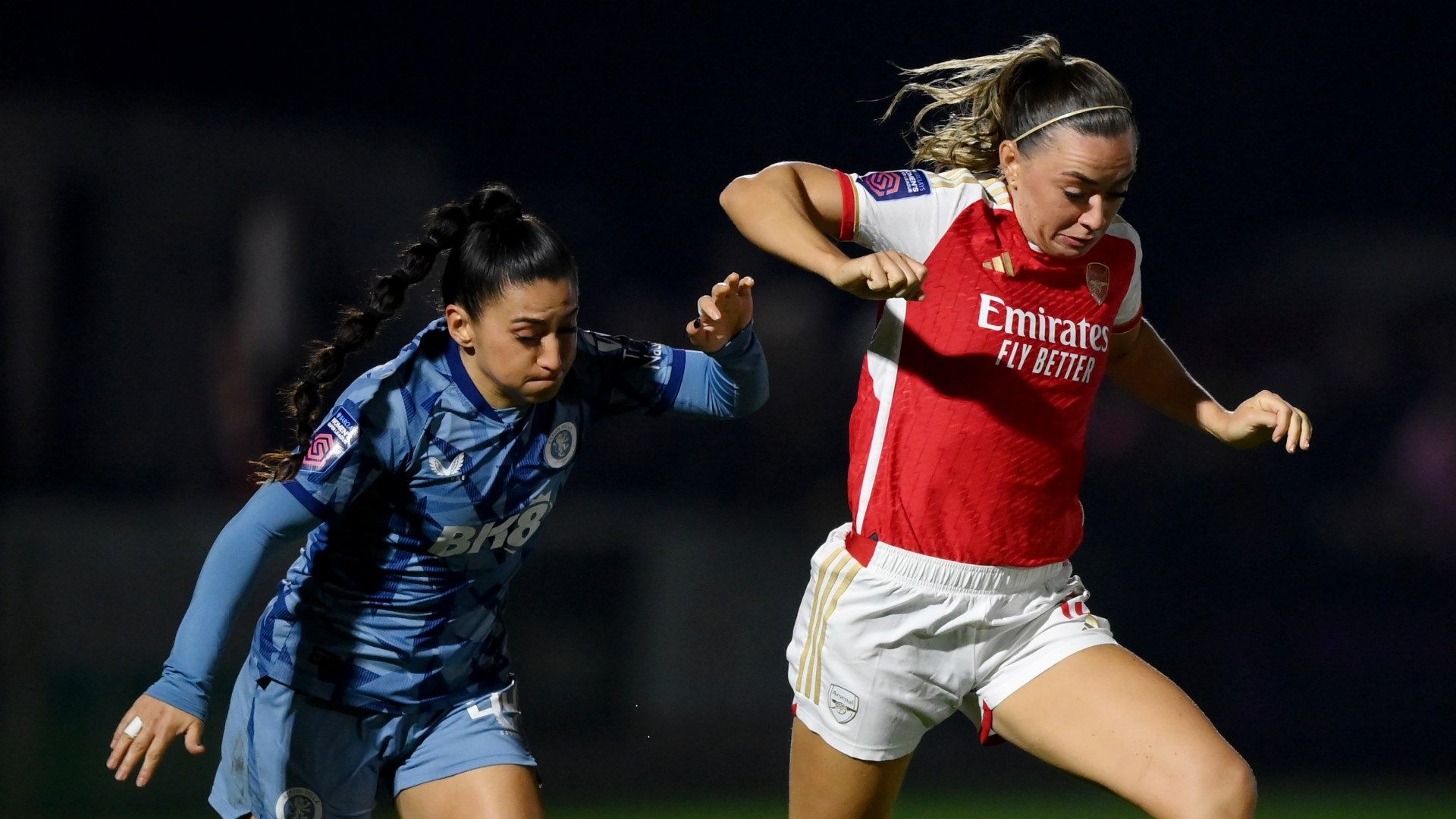 Maz Pacheco Katie McCabe Arsenal Aston Villa Women 2023-24