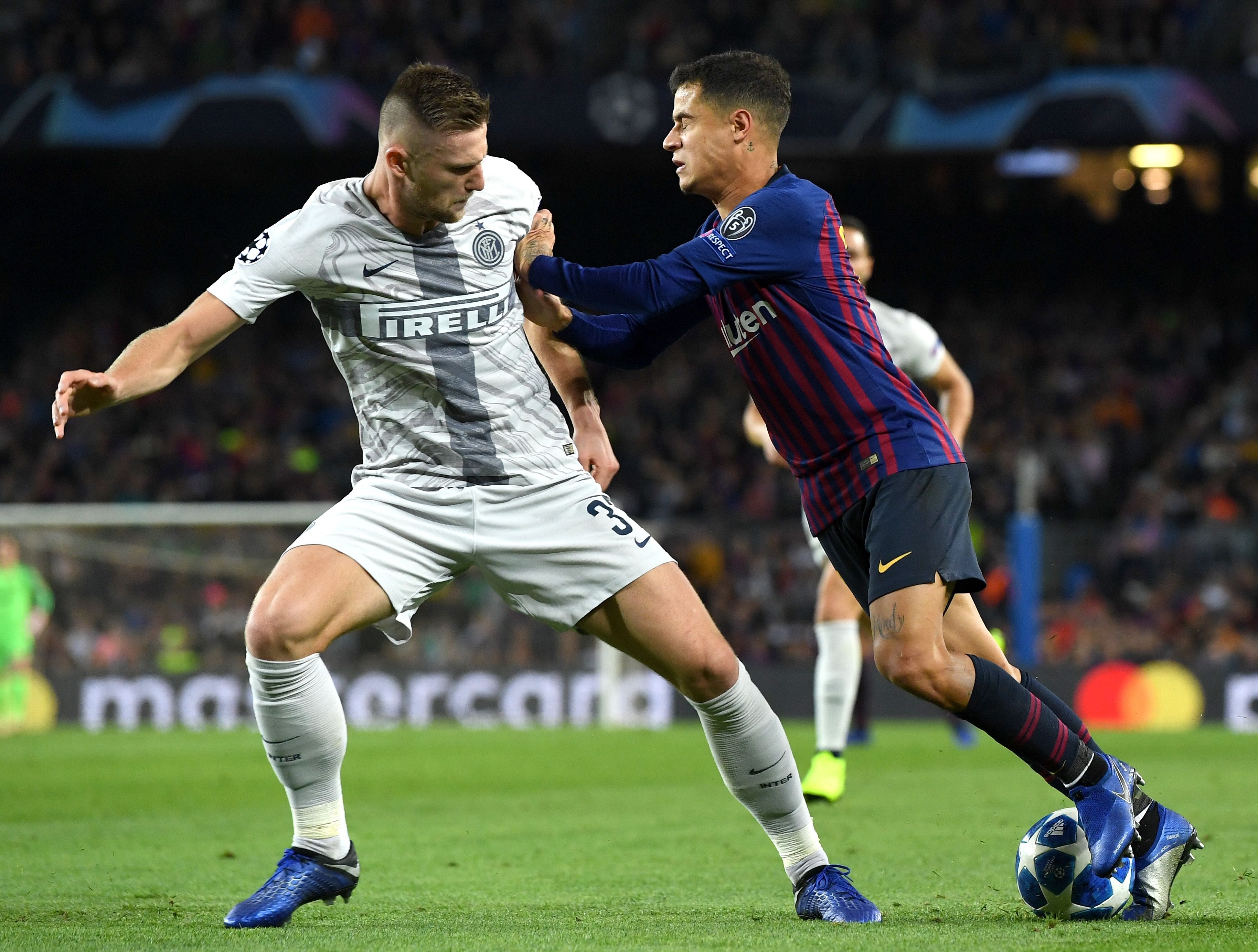 Coutinho Barcelona Inter Champions League
