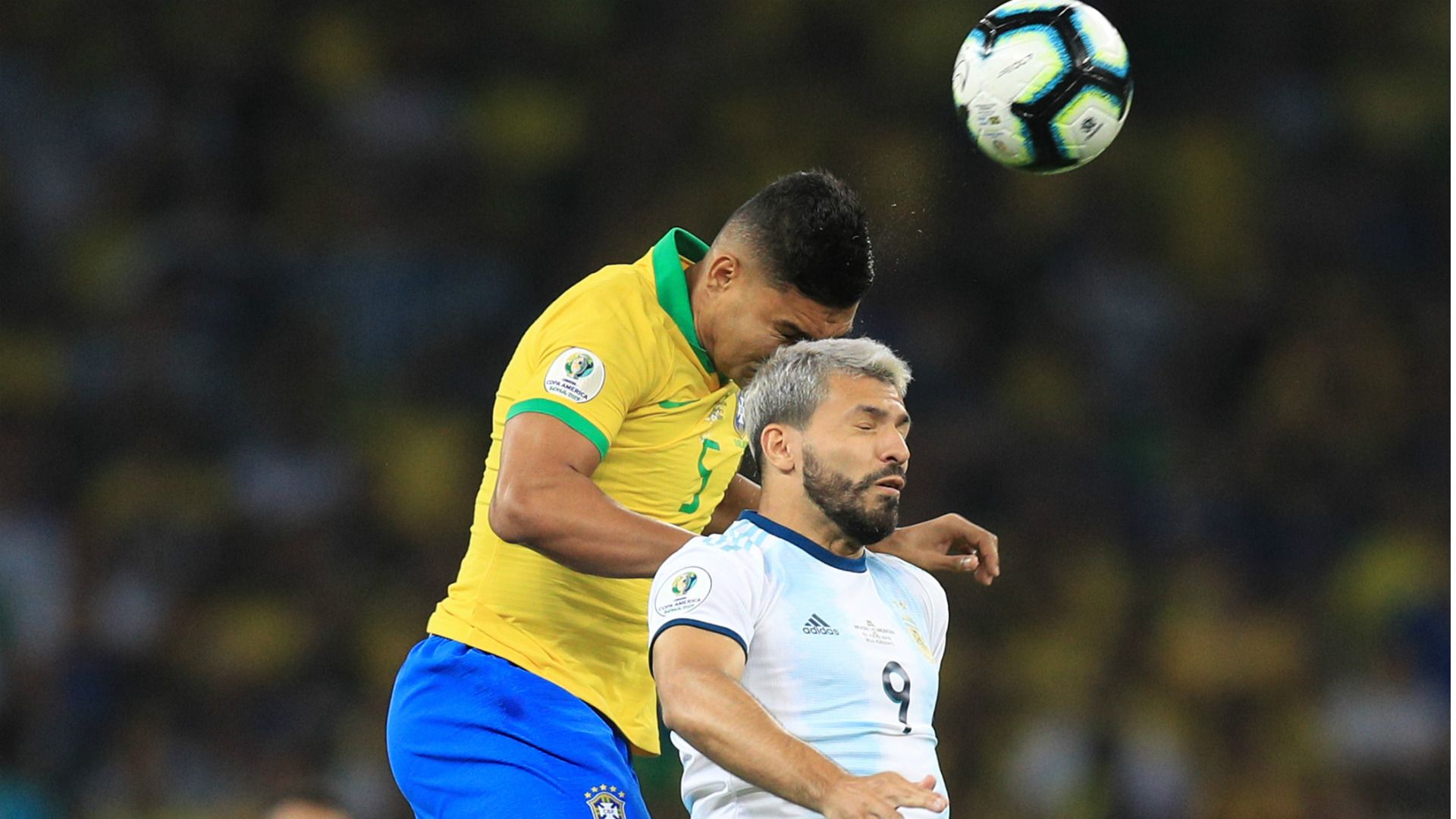 Casemiro Aguero Brazil Argentina Copa America 02072019