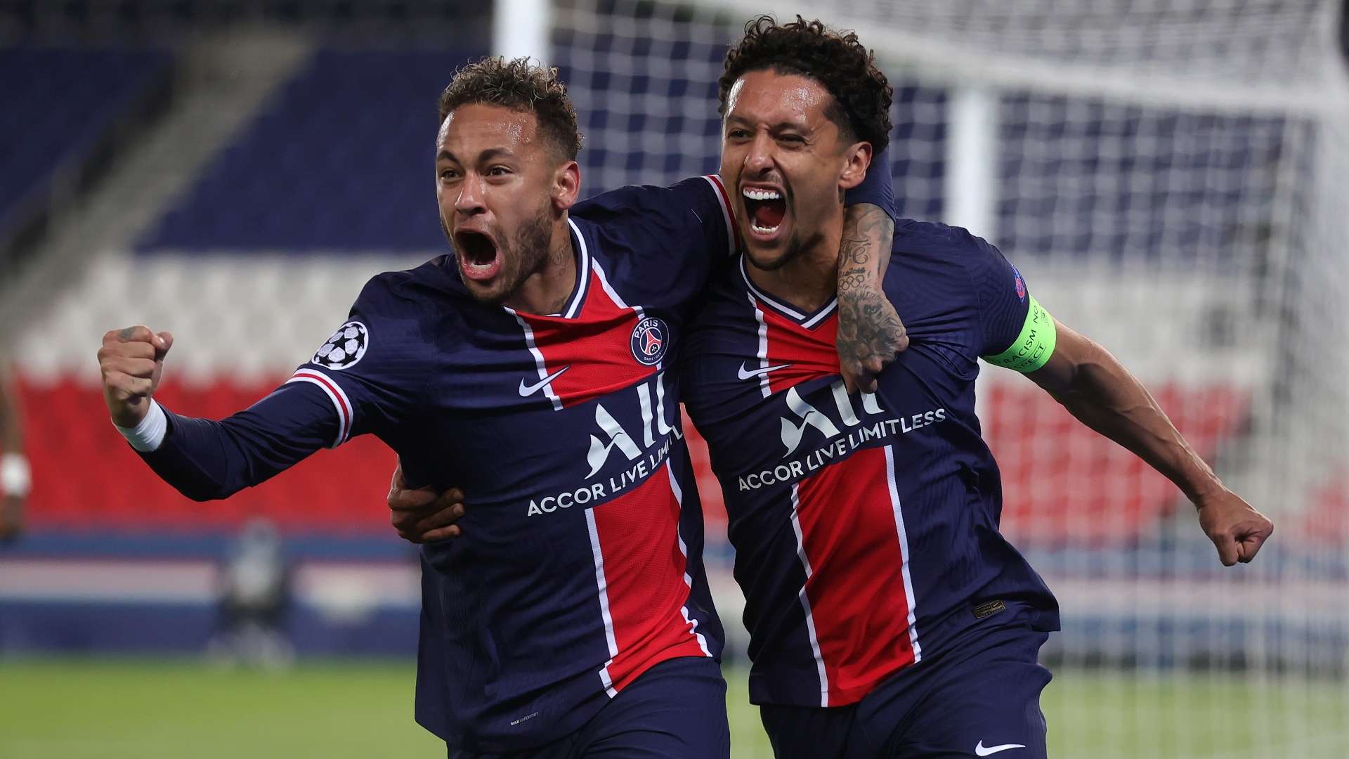Neymar, Marquinhos, PSG UCL 2020-21