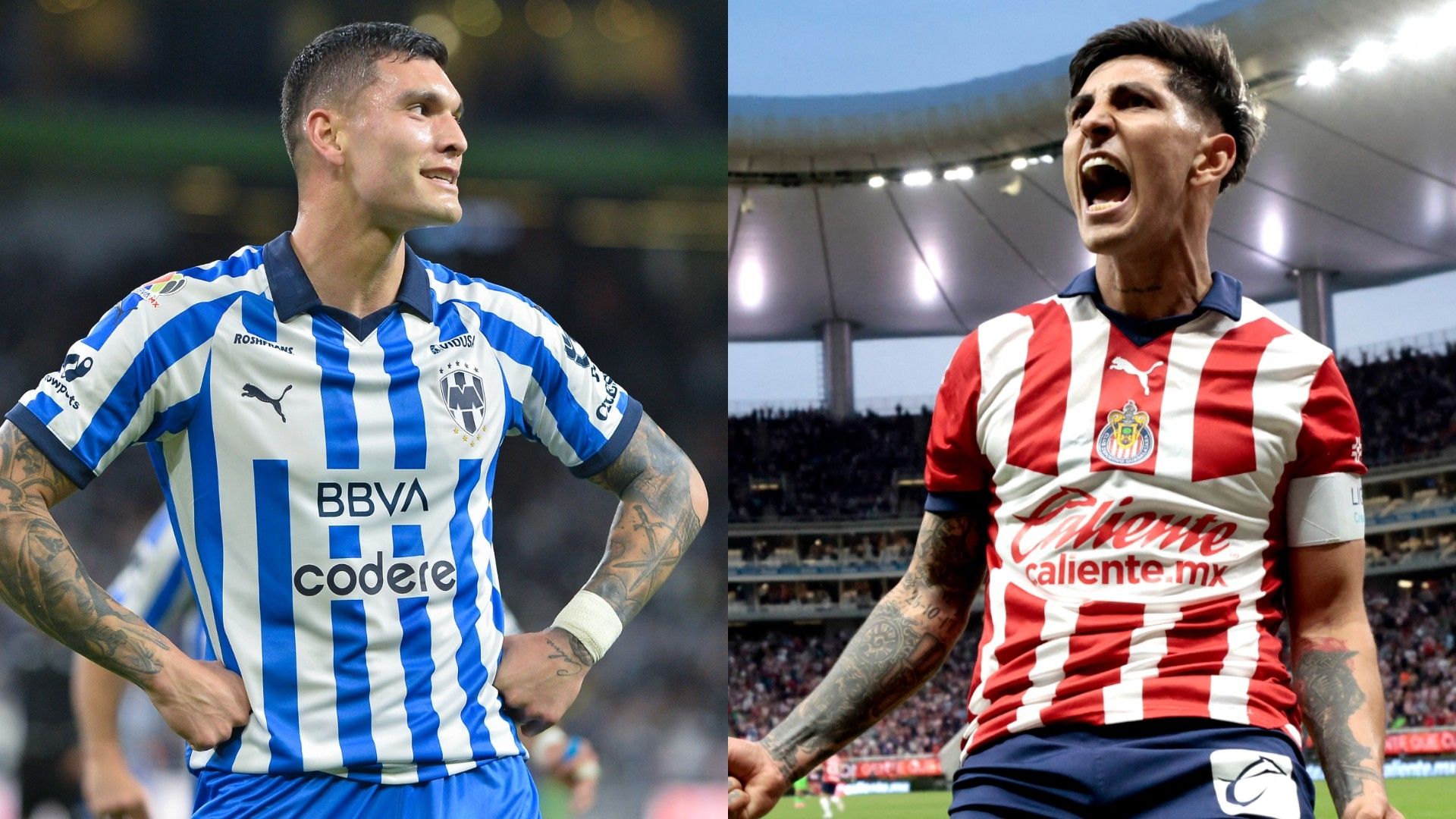 Brandon VĂĄzquez VĂctor GuzmĂĄn Monterrey Chivas Clausura 2024